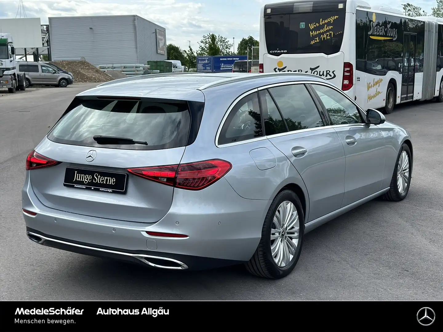 Mercedes-Benz C 300 C 300 T d Avantgarde Distronic MASSAGE AHK NP79 Silber - 2