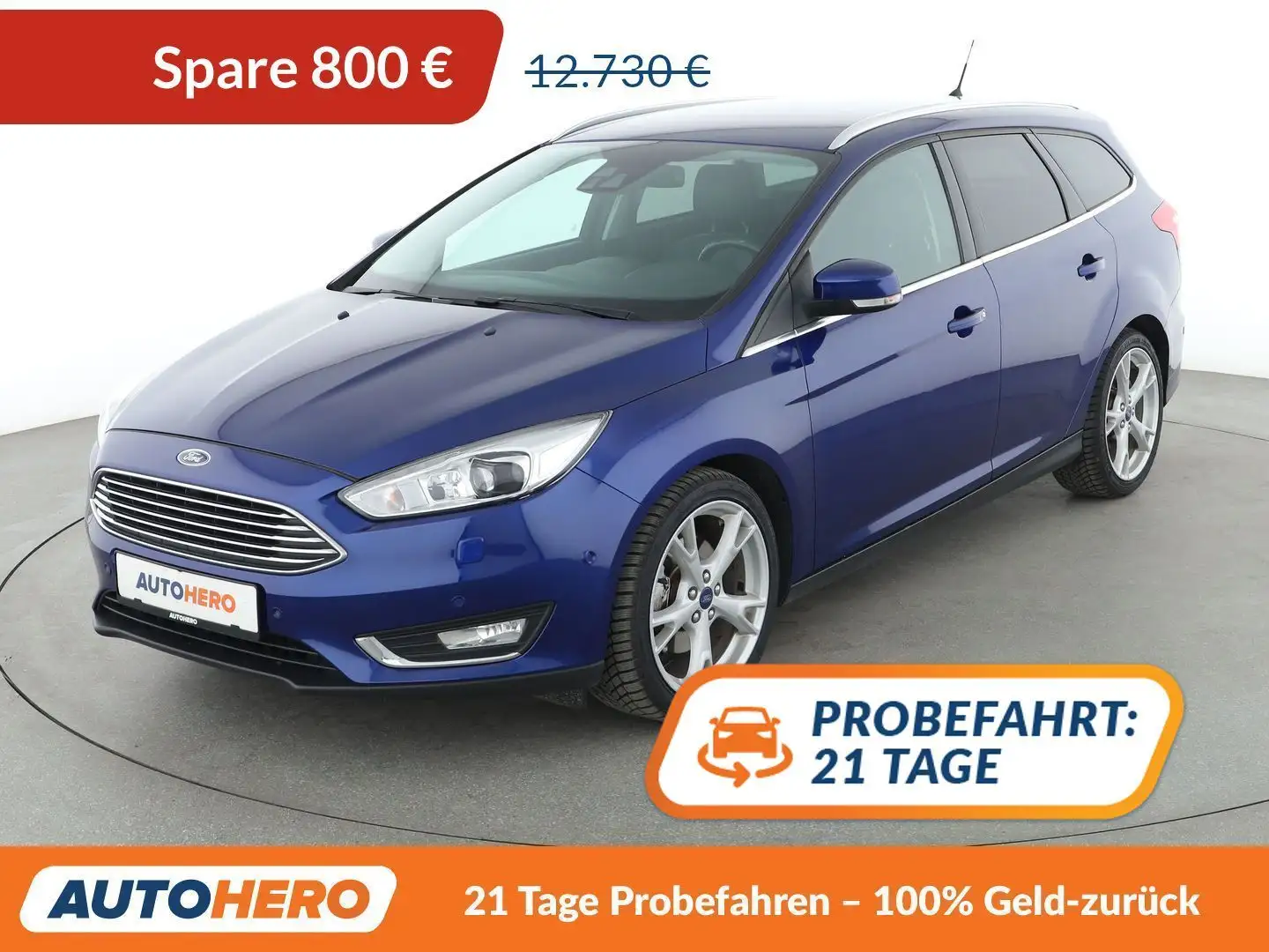 Ford Focus 1.5 EcoBoost Titanium*NAVI*XENON*PDC*SHZ*SPUR* Blau - 1