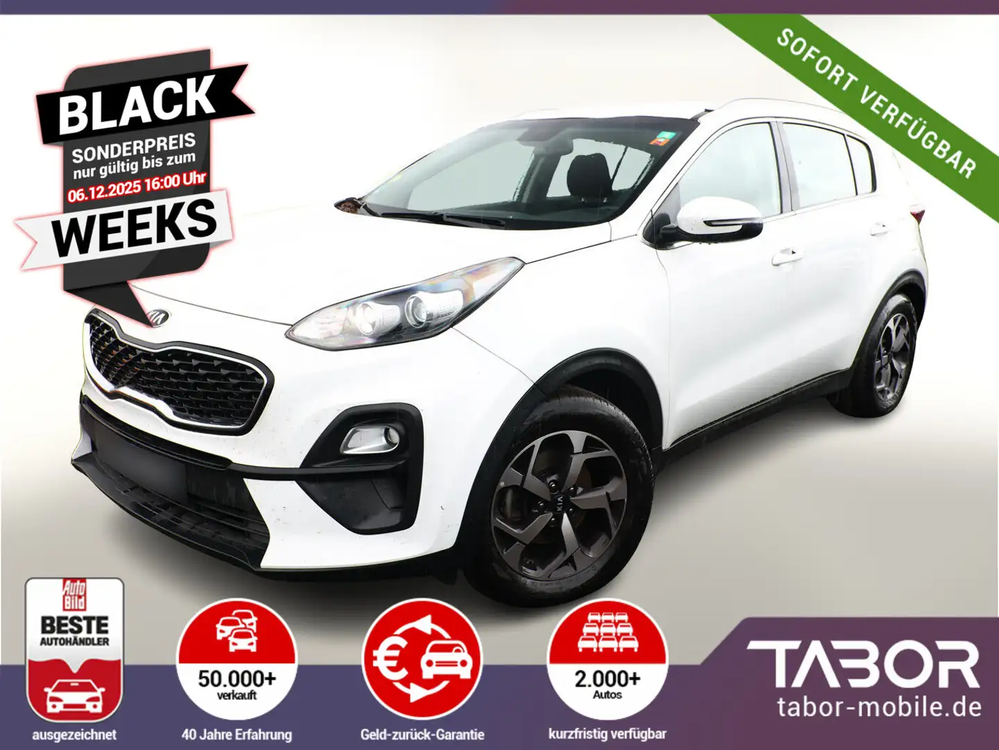 Kia Sportage 1.6 CRDi 136 DCT Vision Nav PDC LM17Z Weiß - 1