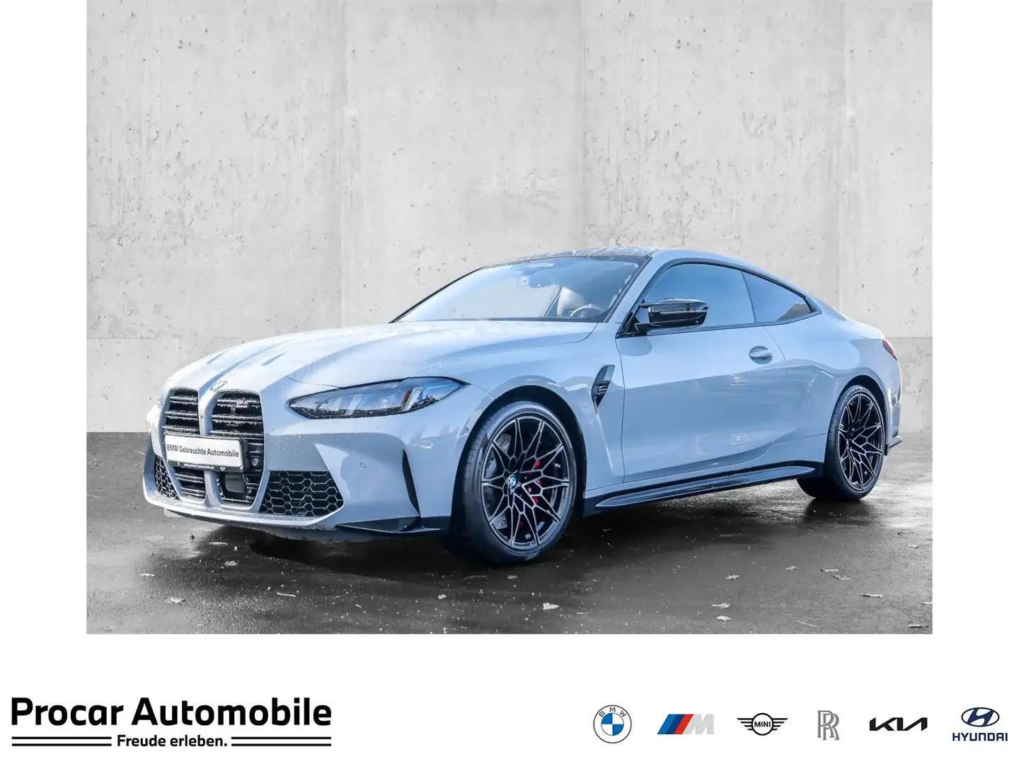 BMW M4 Competition Coupé M xDrive M Sport HUD ACC Grau - 1