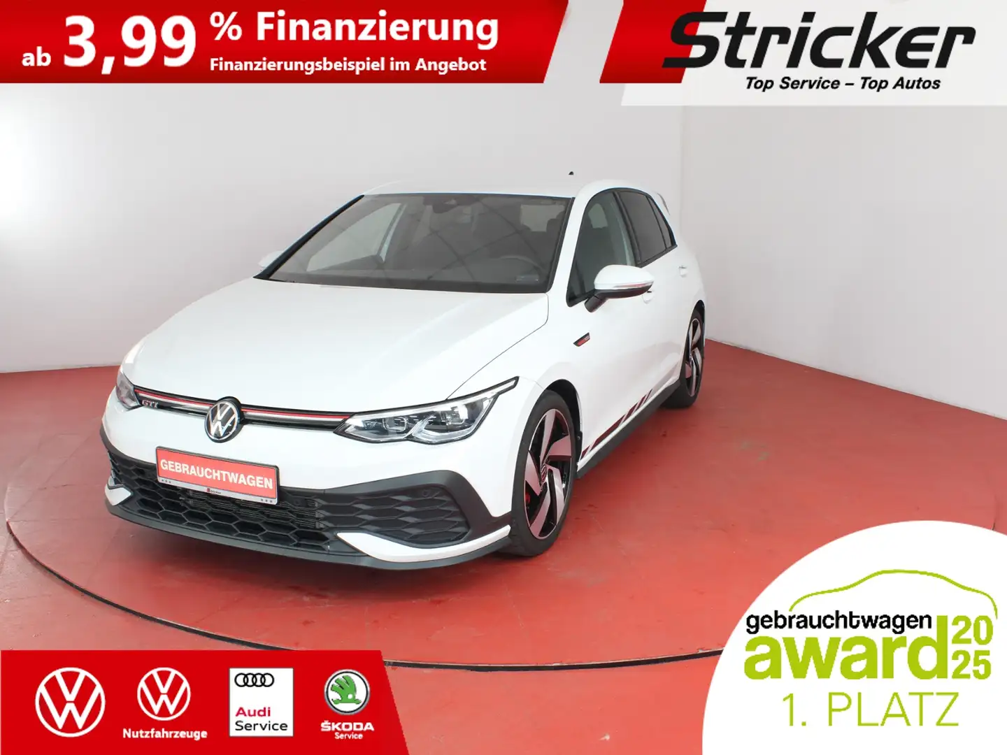 Volkswagen Golf GTI "Clubsport" 2.0TSI DSG 354,-ohne Anzahlung AC Weiß - 2