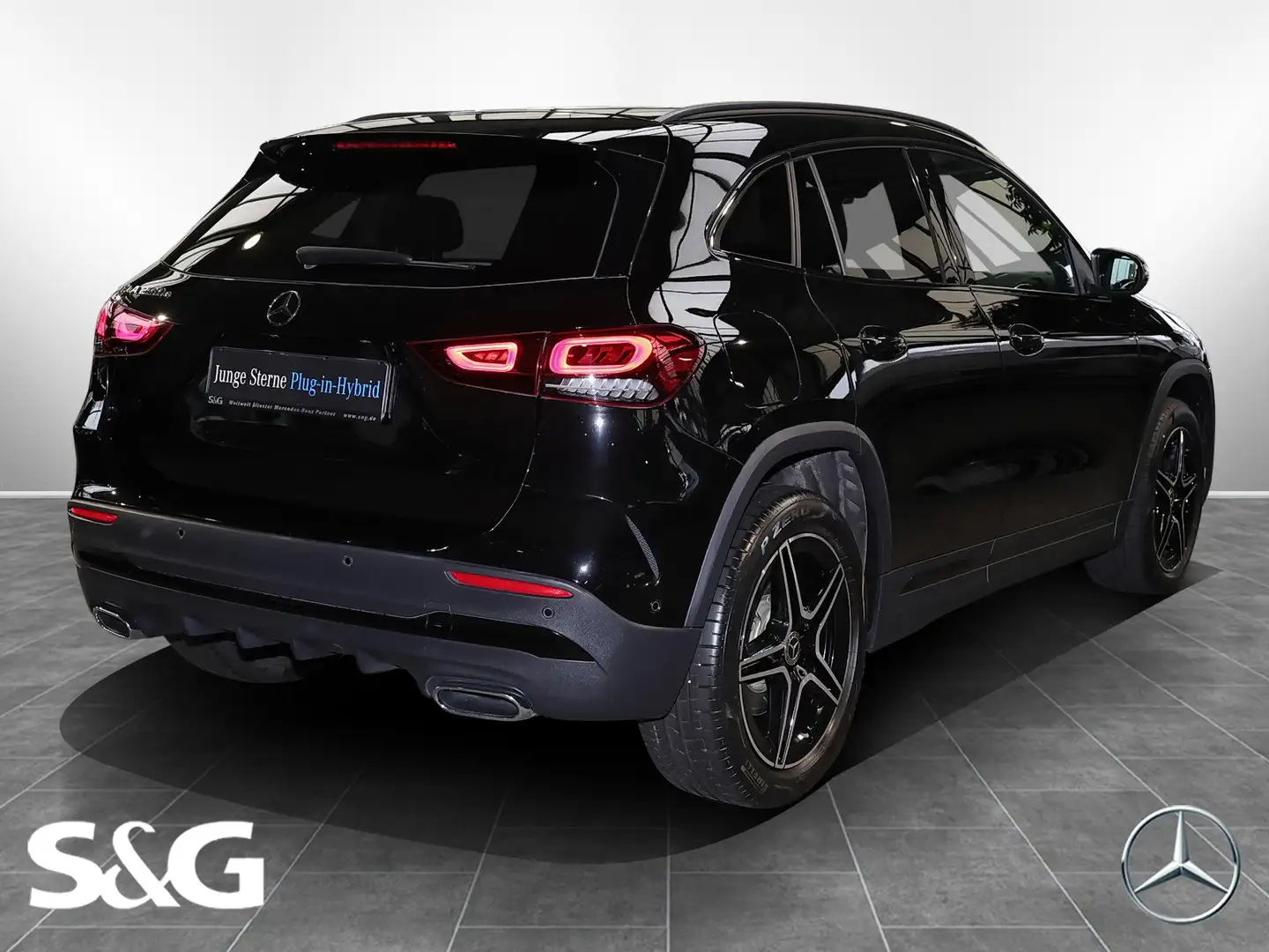 Mercedes-Benz GLA 250 e AMG DISTRONIC+360°+MBUX+NIGHT PAKET+19 Noir - 2