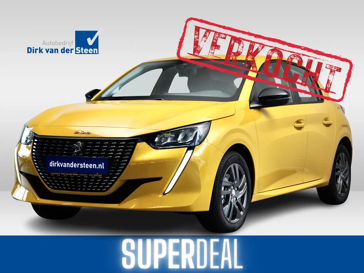 Peugeot 208 1.2 PureTech Active Pack | Apple CarPlay/ Android Geel - 1