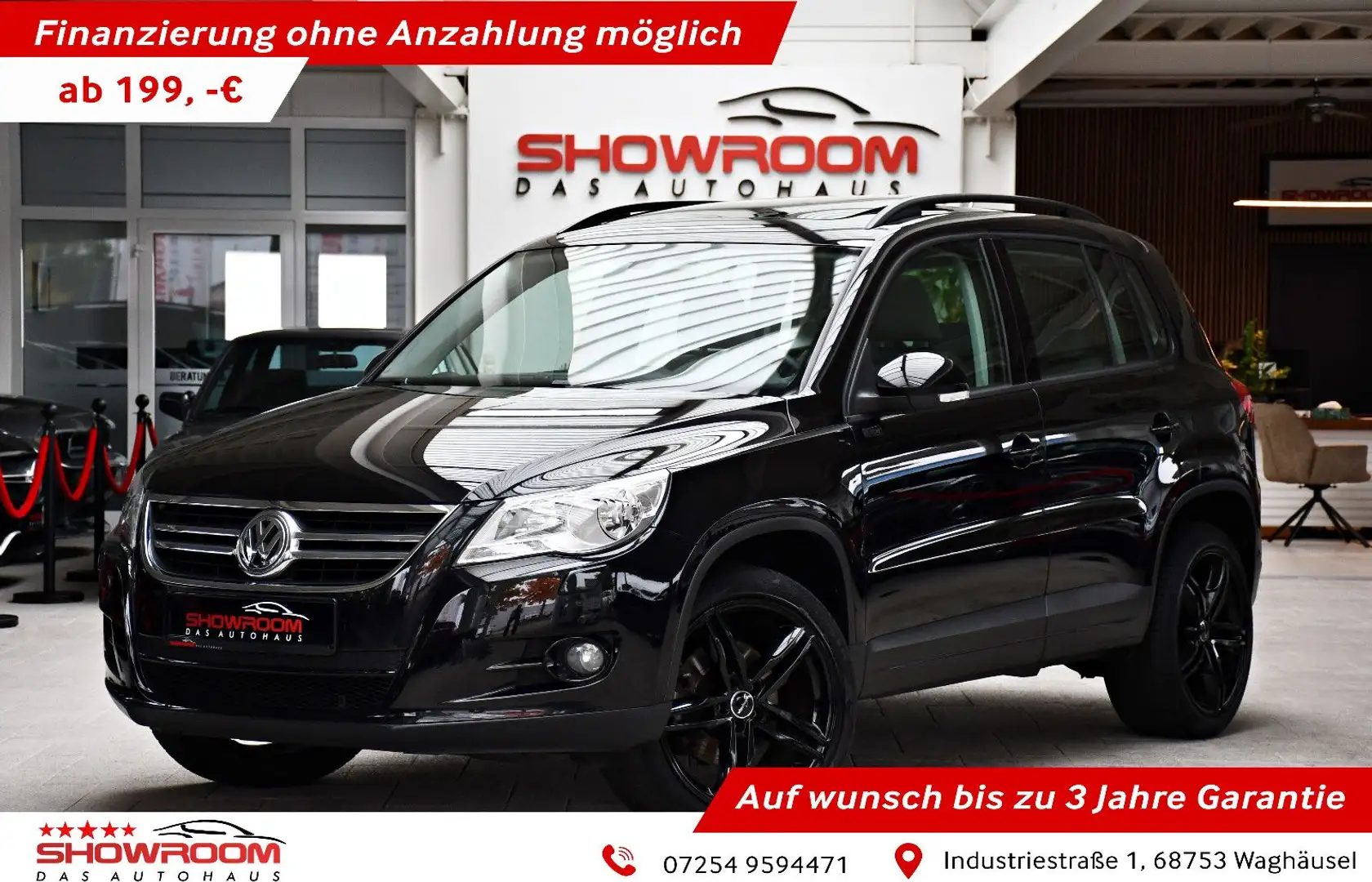 Volkswagen Tiguan Trend & Fun Shz PDC Panorama 57tkm! Noir - 1