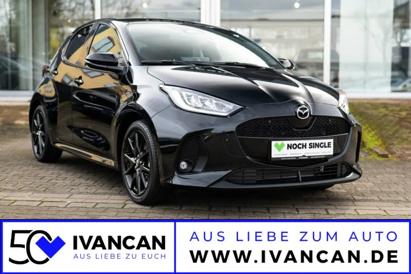Mazda 2 Hybrid 2024 5HB 1.5L VVT-i 116 PS e-CVT FWD HOMURA Schwarz - 1