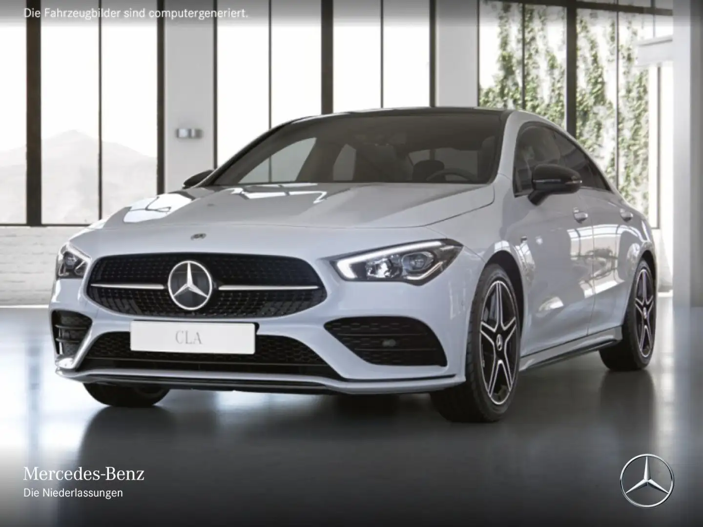Mercedes-Benz CLA 250 e EDITION 2020+AMG+NIGHT+PANO+LED+8G Blanc - 2
