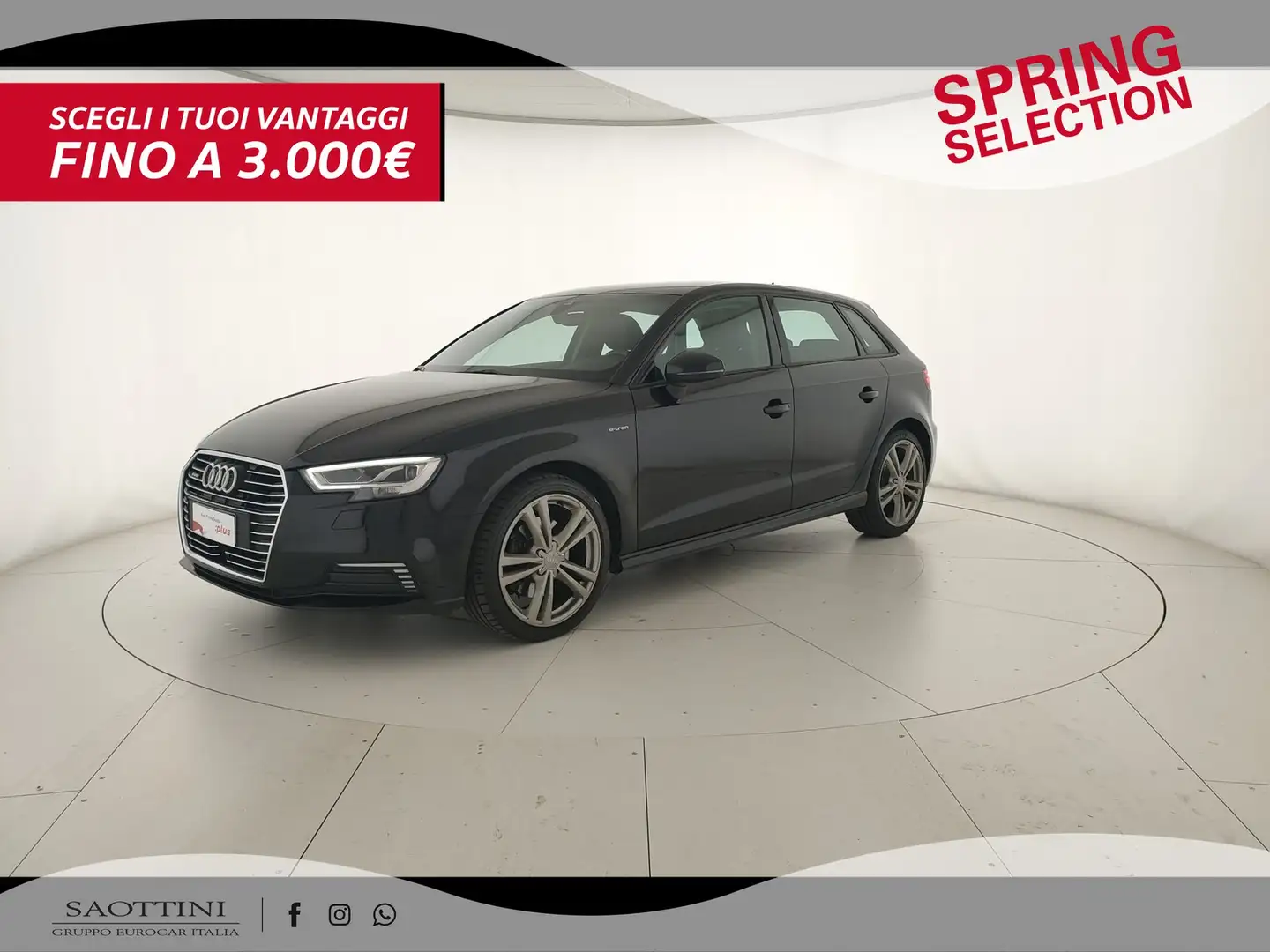 Audi A3 Sportback 40 1.4 TFSI e-tron Admired S tronic Noir - 1
