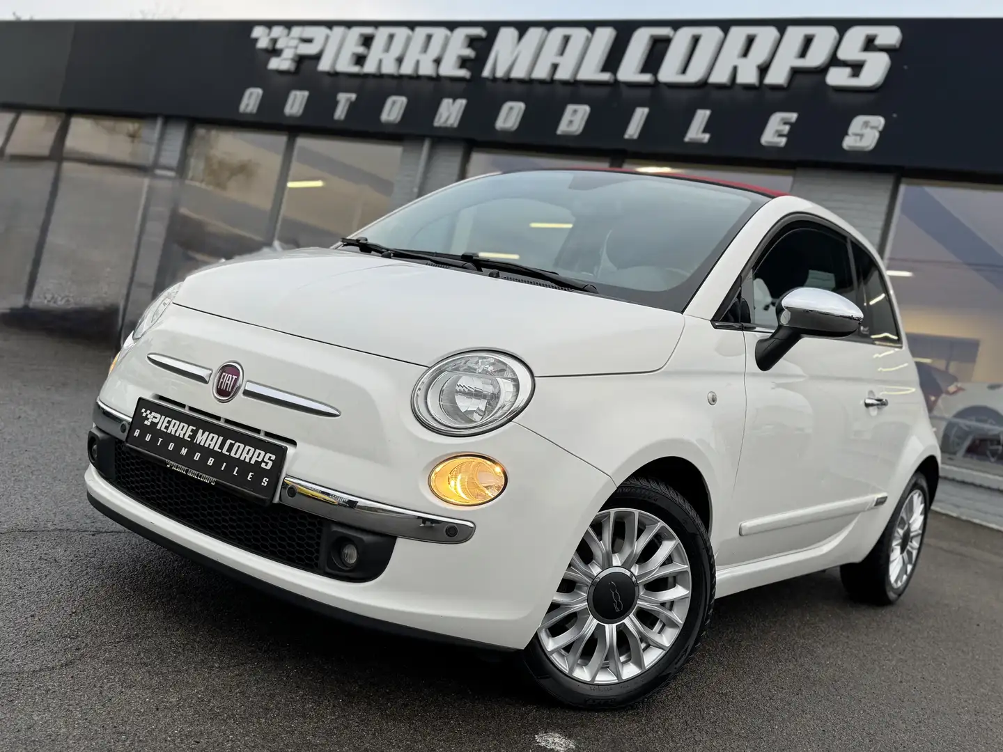 Fiat 500C 0.9 TwinAir Lounge / BLUETOOTH / AIRCO / RADIO CD Blanco - 1
