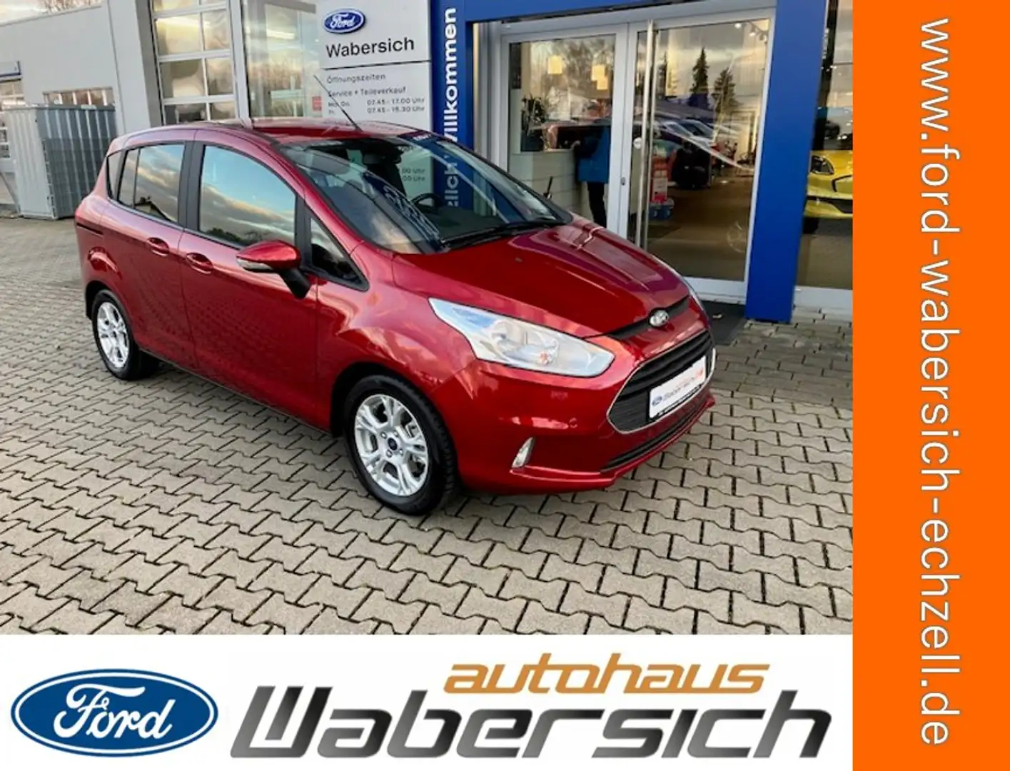 Ford B-Max Sync Edition, 1. Hand, Navi, Sitzh., Klimaautom. Rouge - 1