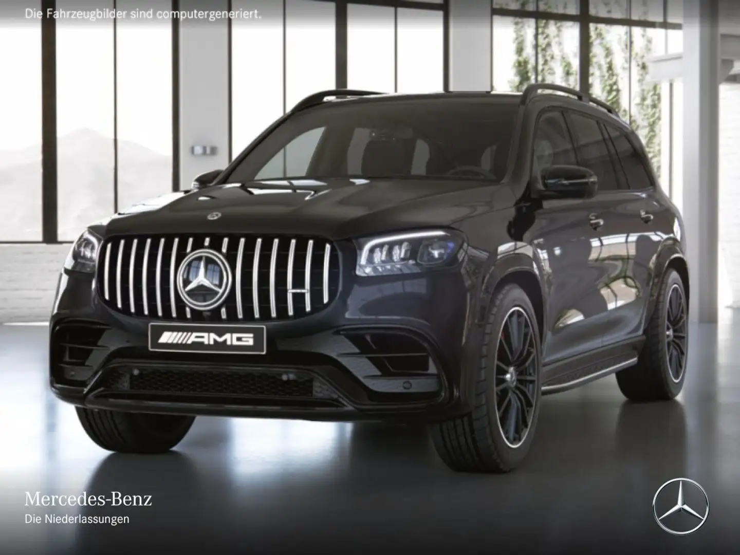 Mercedes-Benz GLS 63 AMG GLS 63 4M NIGHT+PANO+360+AHK+MULTIBEAM+FAHRASS+HUD Negru - 2