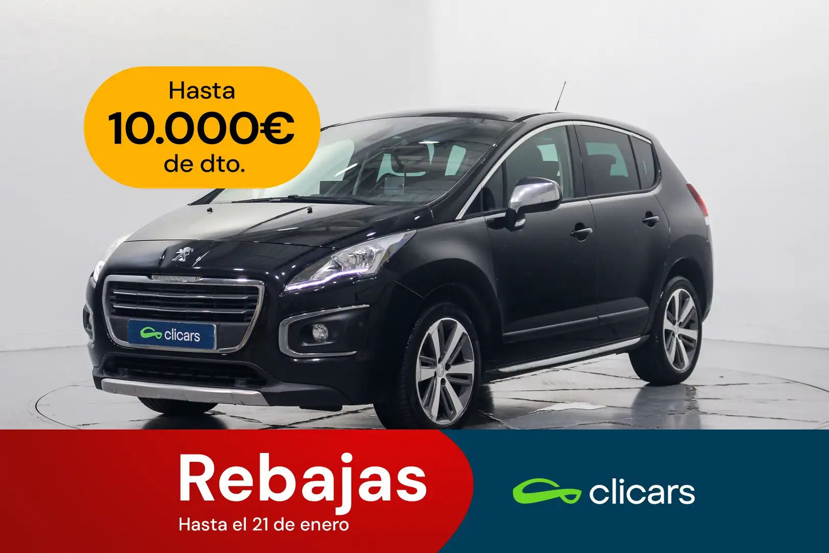 Peugeot 3008 1.6 THP S&S Allure EAT6 165 Schwarz - 1