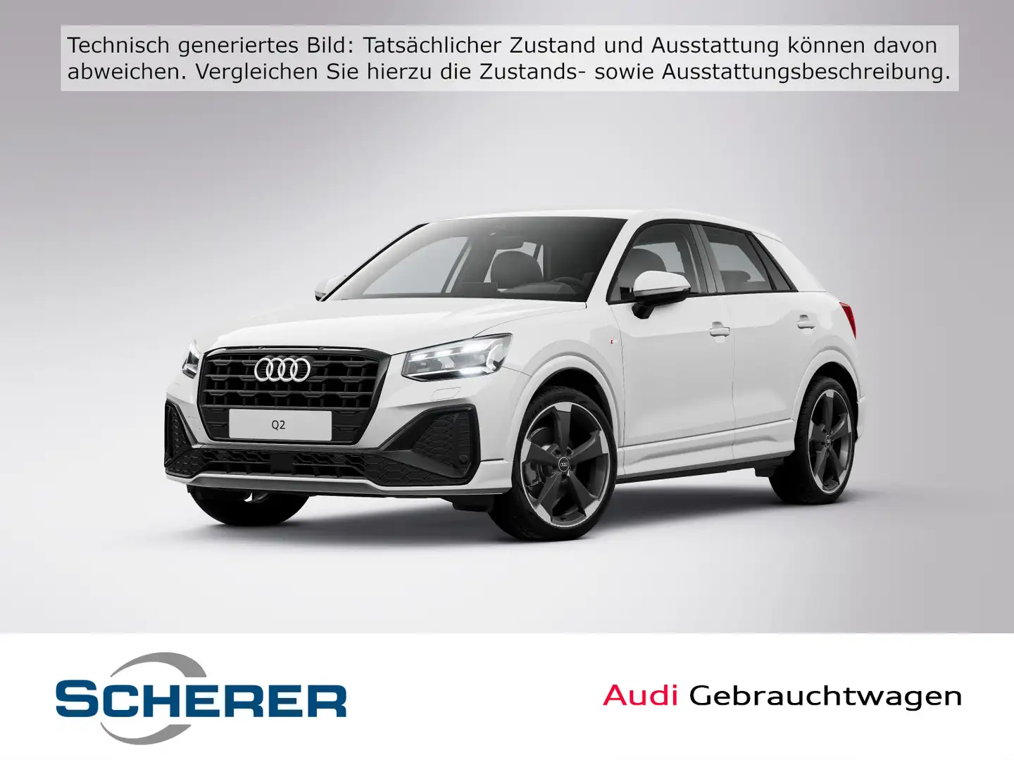 Audi Q2 S line 35 TFSI 110(150) kW(PS) S tronic Weiß - 1