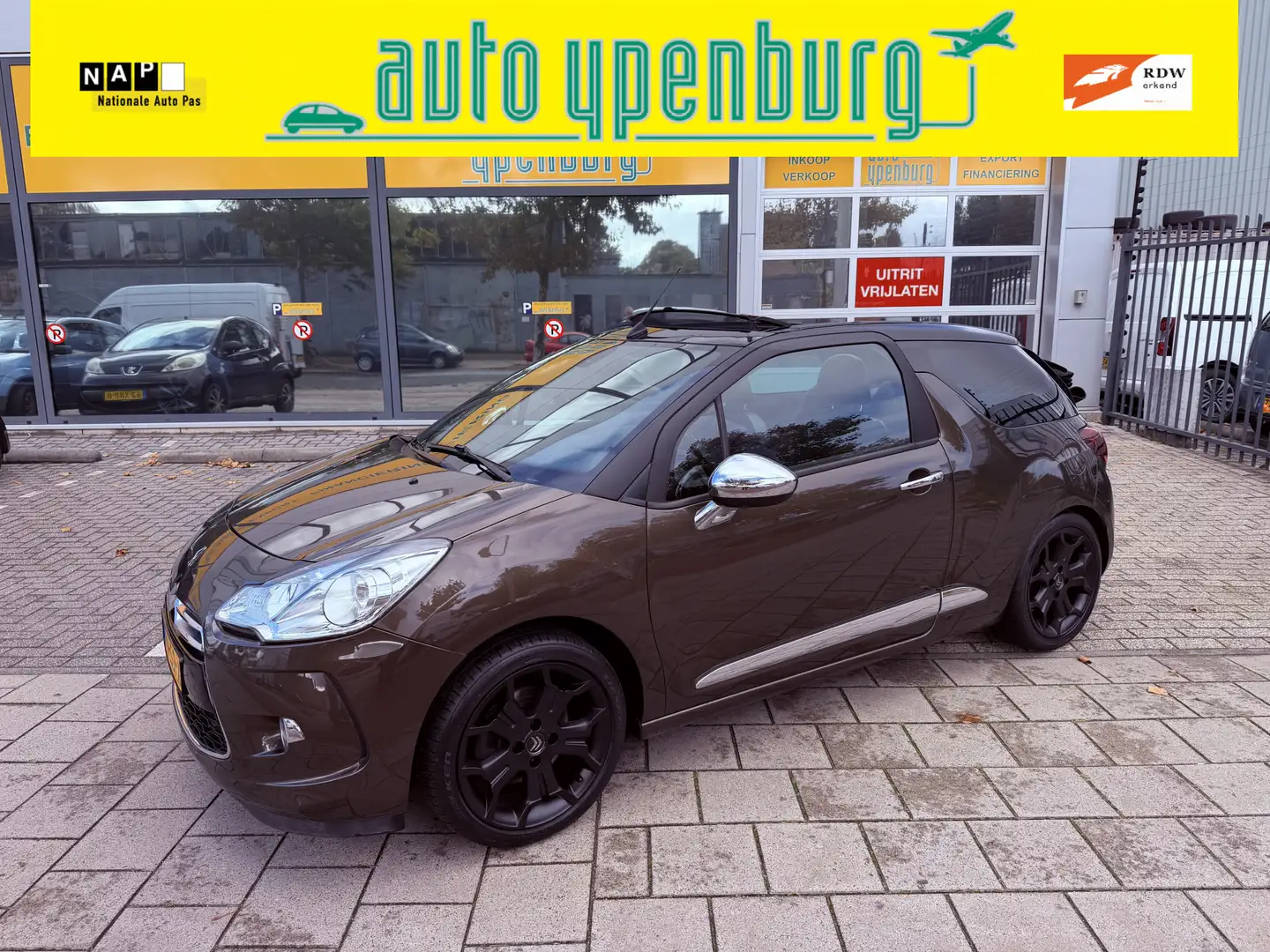 Citroen DS3 1.6 THP Ultra Prestige Cabrio * 115.265 Km * Clima Bruin - 1