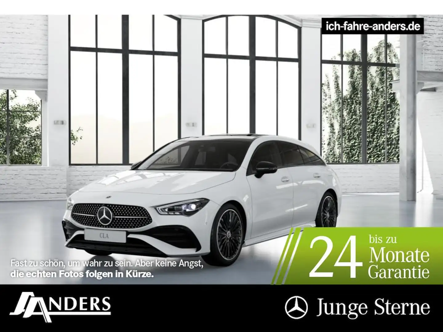 Mercedes-Benz CLA 220 d SB AMG+Pano+Distr+Burm+LED+HuD+360°Kam Weiß - 1