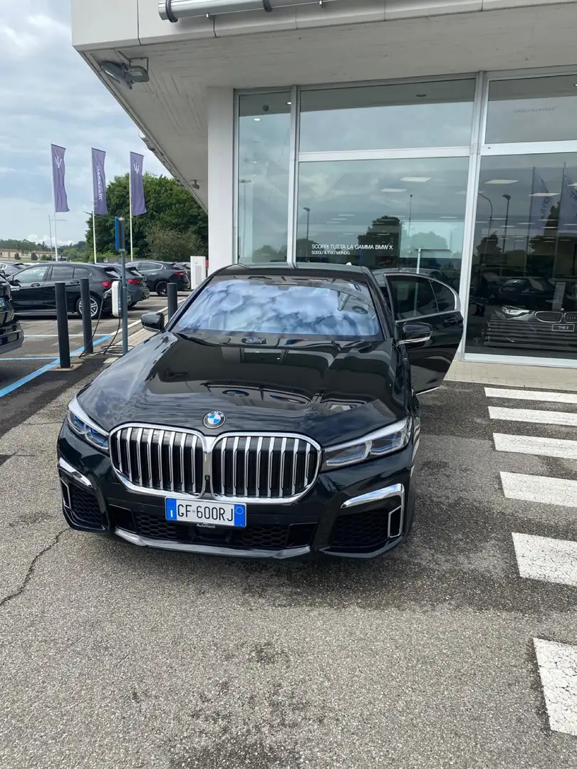 BMW 745 745e Msport auto laser/softclose/harmancardon Nero - 1