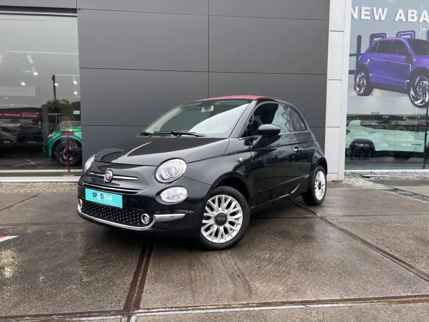 Fiat 500C Lounge Zwart - 1