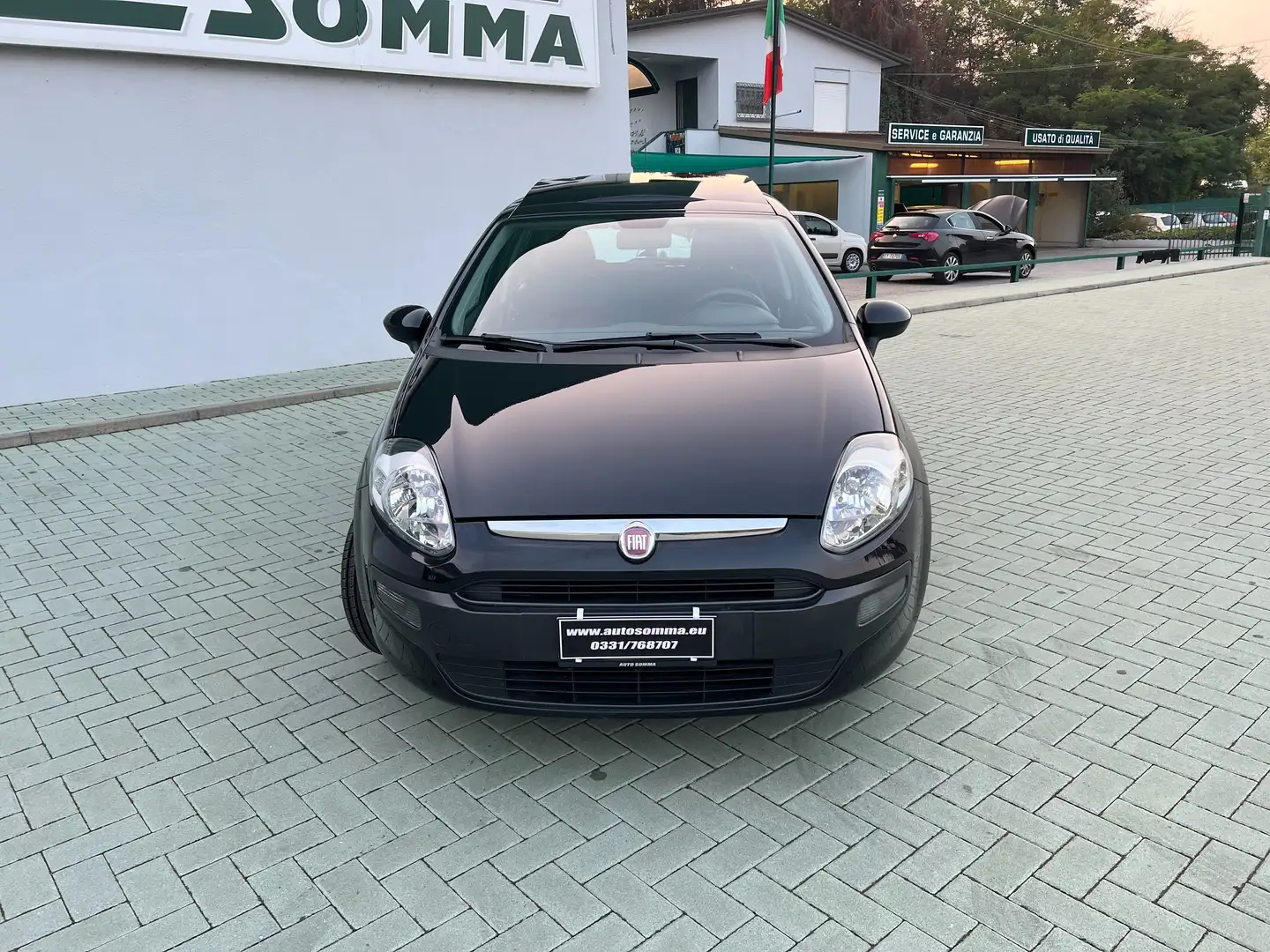 Fiat Punto Evo 5p 1.4 m-air  TETTO APRIBILE - OK x NEOPATENTATI Nero - 2