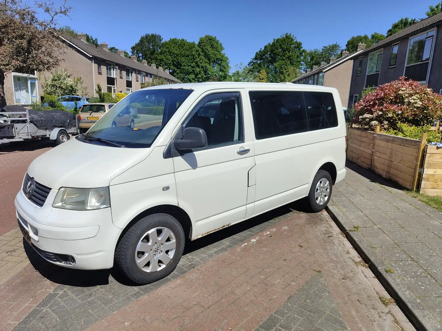Volkswagen T5 Kombi Transporter 1.9TDI personen uitvoering Blanco - 2