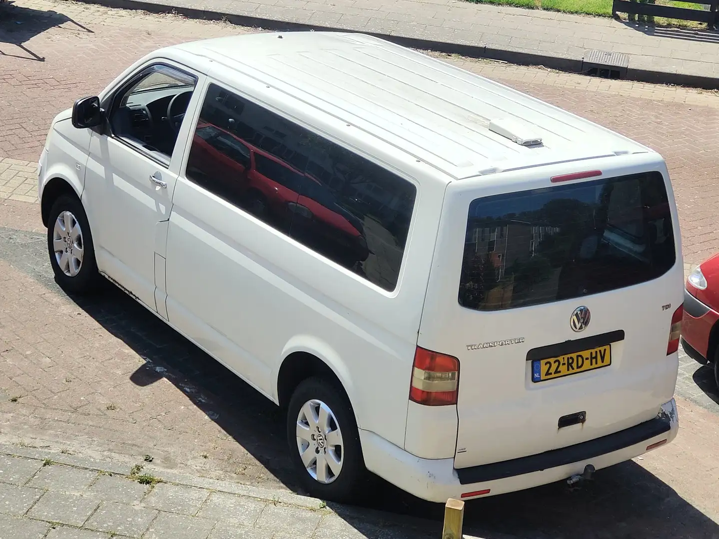 Volkswagen T5 Kombi Transporter 1.9TDI personen uitvoering Blanco - 1