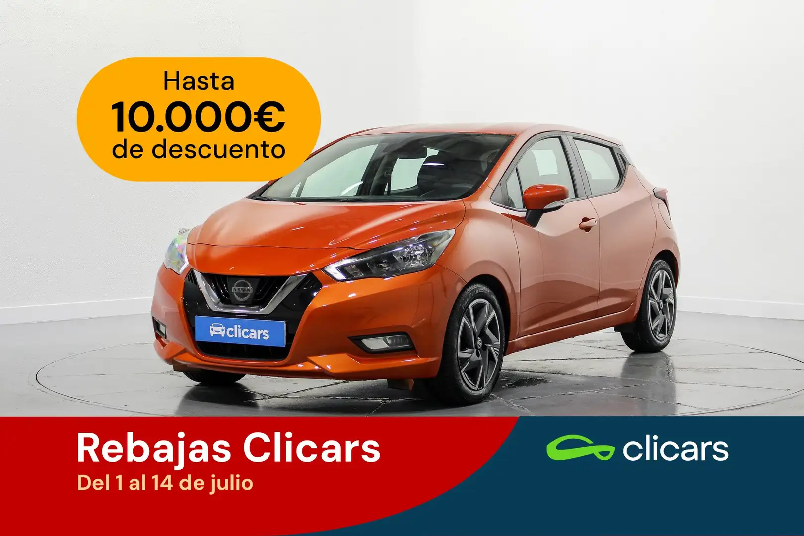 Nissan Micra IG-T Acenta 92 Naranja - 1