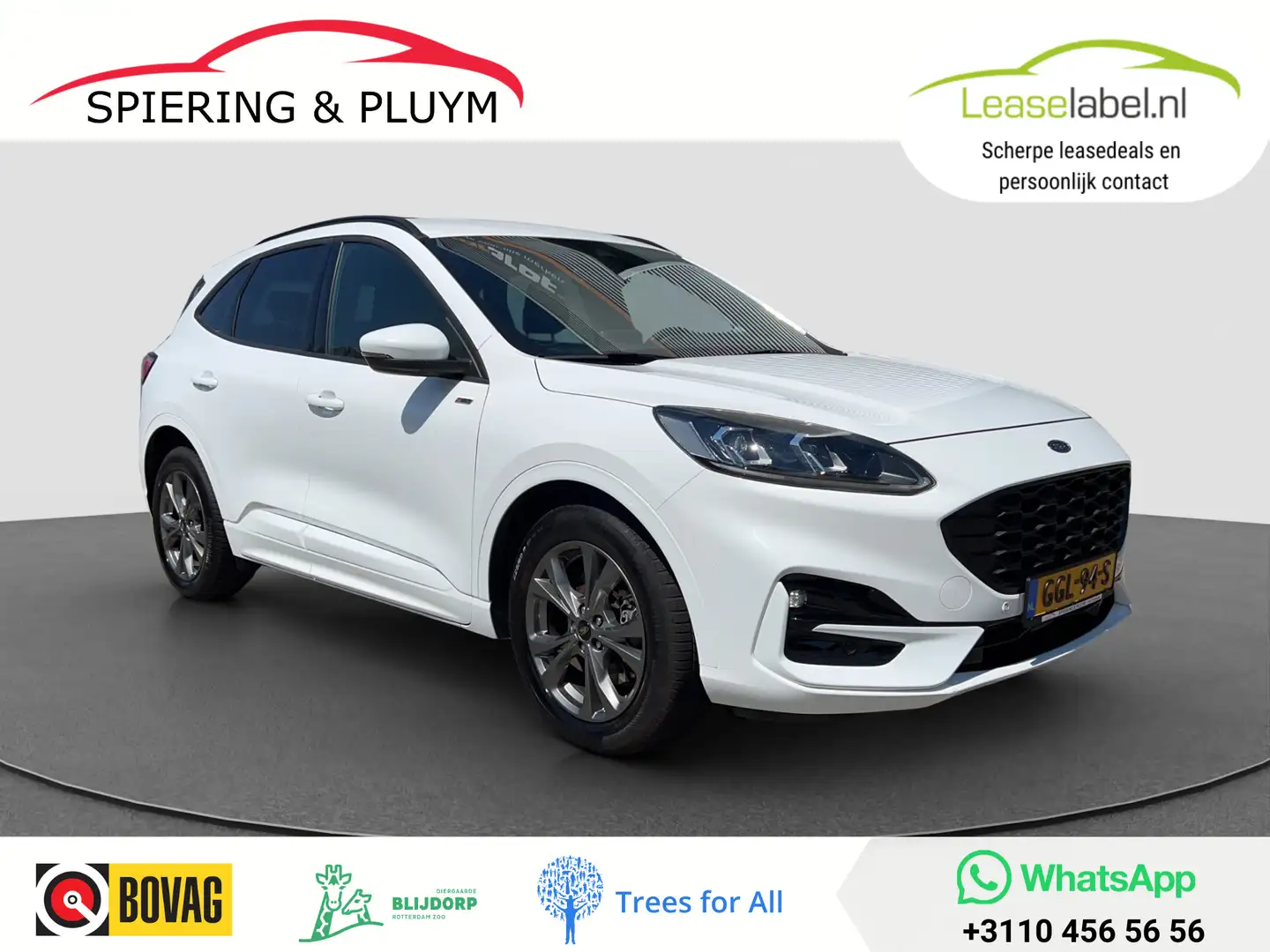 Ford Kuga 2.5 PHEV ST-Line X | B&O | Head up | Leder | Winte Wit - 1