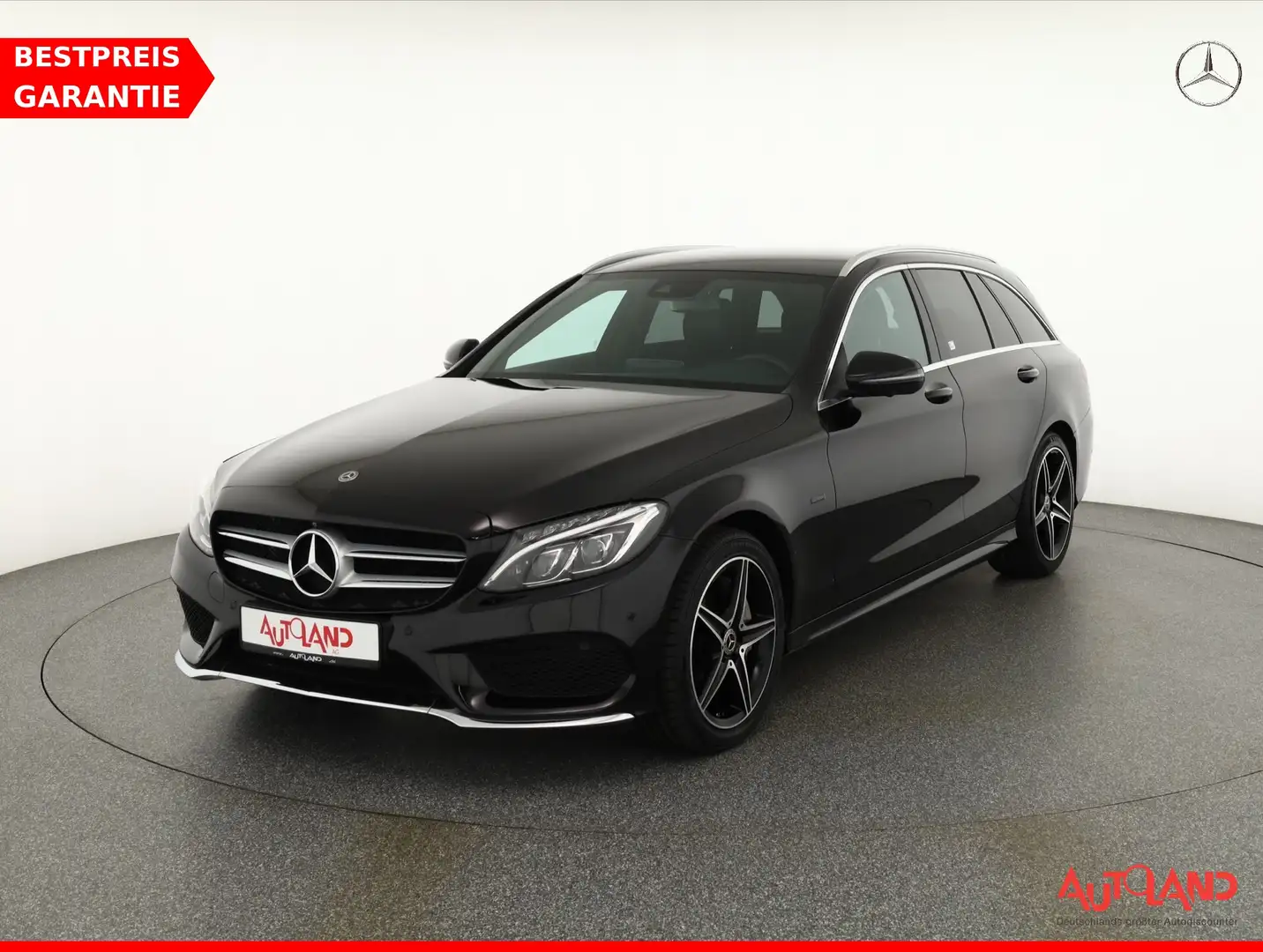 Mercedes-Benz C 350 C350e AMG Line Sitzheizung Sitzbelüftung Kamera Schwarz - 1