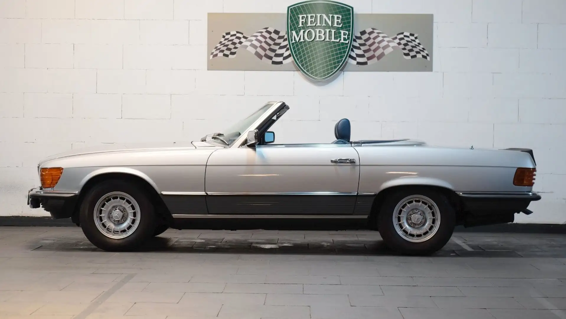 Mercedes-Benz SL 500 R107 Exzellenter Cruiser! Scheckheft! Silber - 2