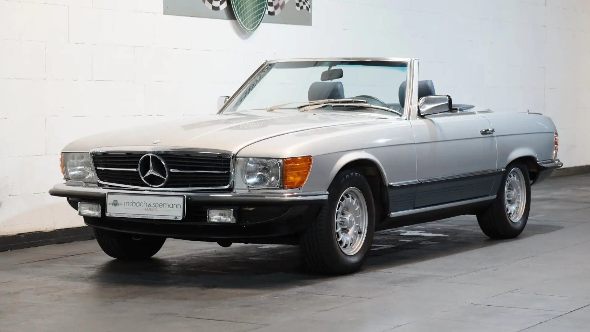 Mercedes-Benz SL 500 R107 Exzellenter Cruiser! Scheckheft! Silber - 1