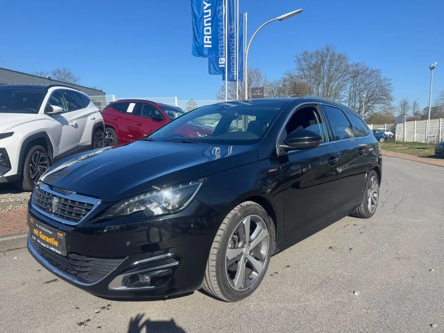 Peugeot 308 GT-LINE/AUTOMATIK/NAVI/KLIMAAUT/PANO/ALU/R.KAMER Schwarz - 1
