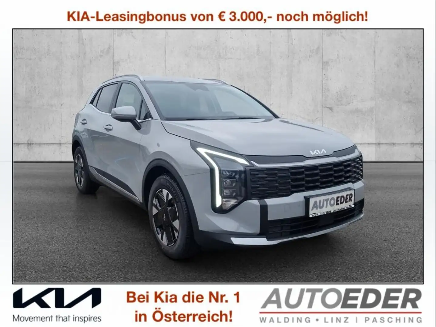 Kia Sportage 1,6 TGDI Silber Grau - 1