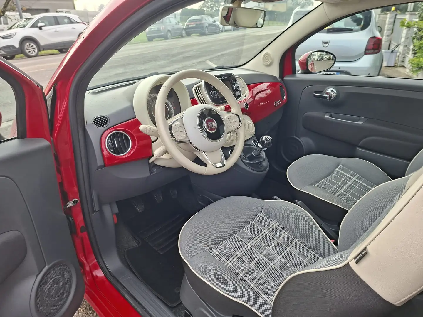 Fiat 500 500 1.2 Lounge 69cv Rosso - 2