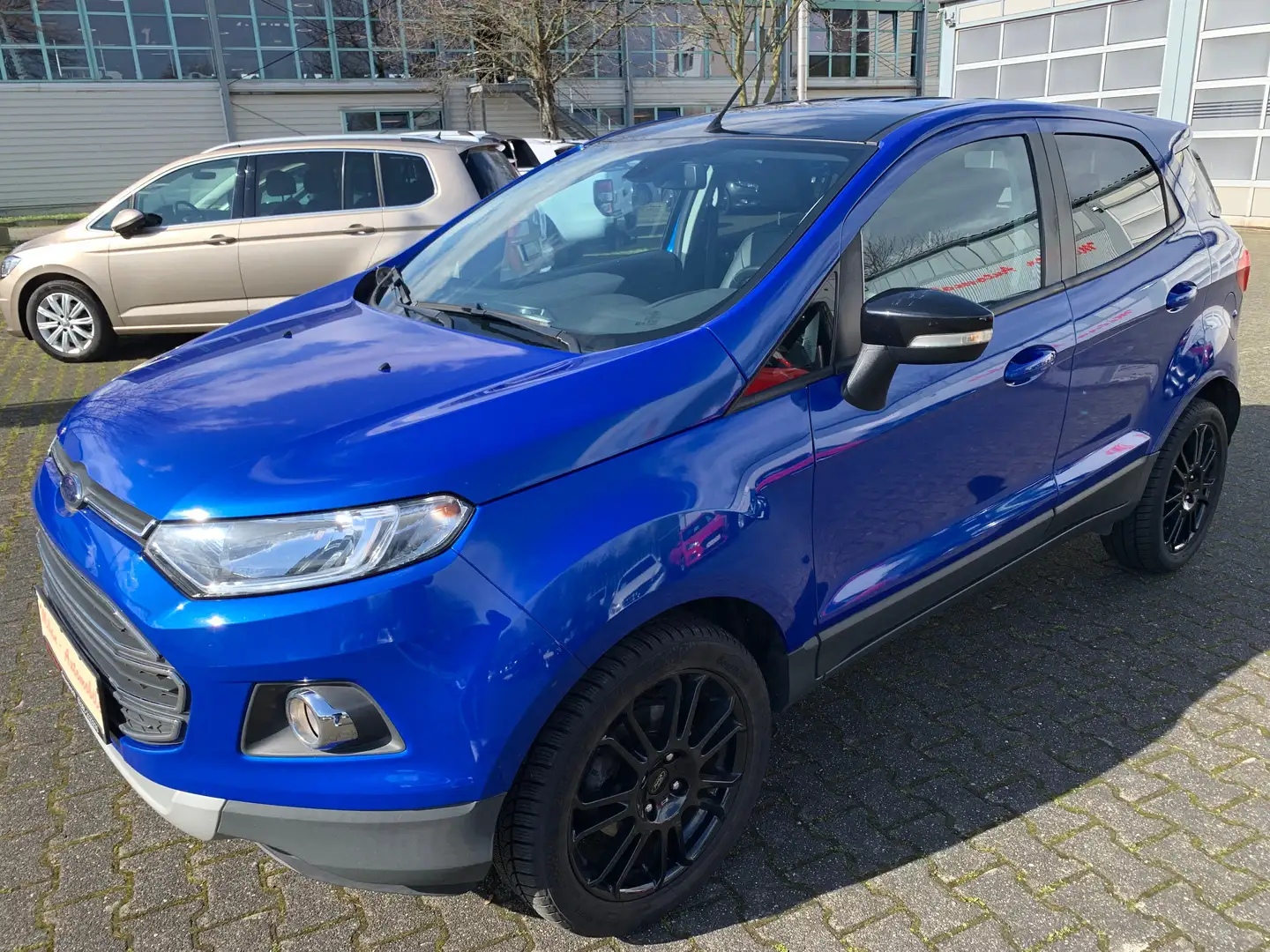 Ford EcoSport S (Sport) Alu-Navi-Shzg-Leder-Inspekt+Tüv neu ! Blau - 1