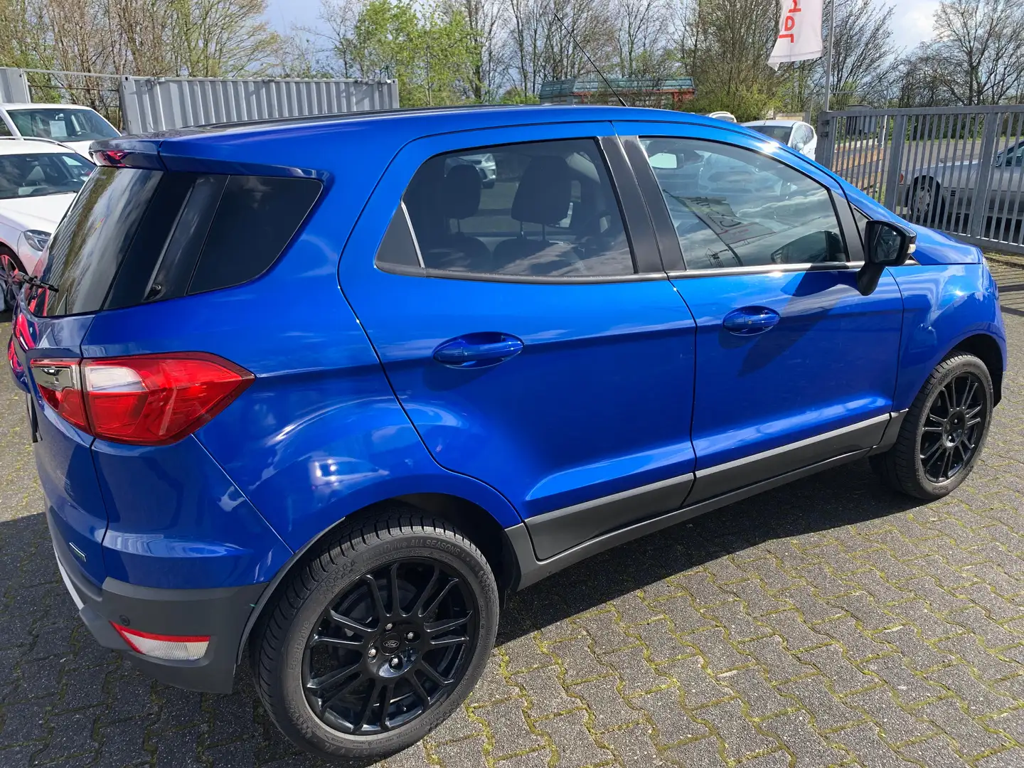 Ford EcoSport S (Sport) Alu-Navi-Shzg-Leder-Inspekt+Tüv neu ! Blau - 2