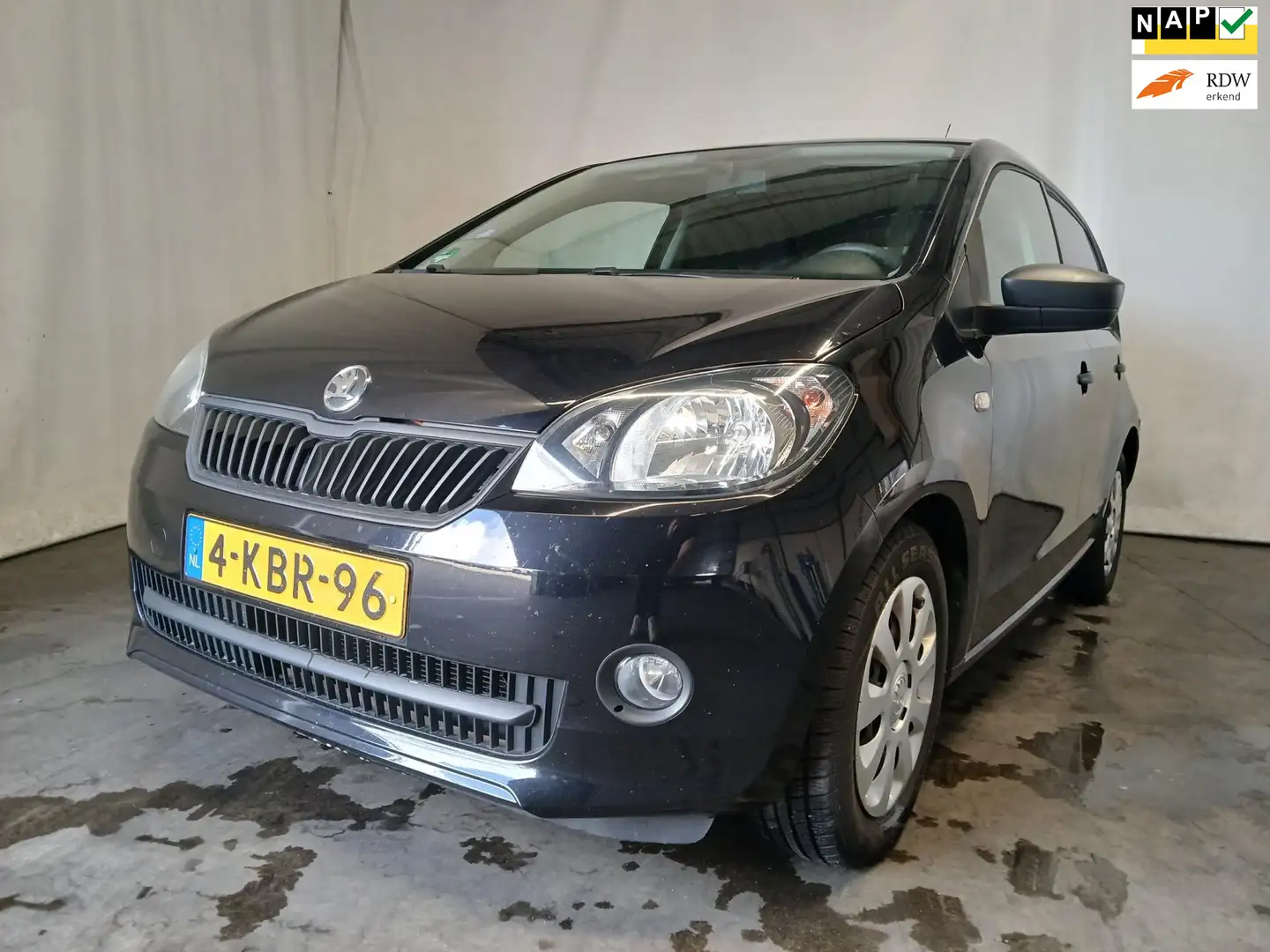 Skoda Citigo 1.0 Greentech Arctic - Airco - Schade Zwart - 1