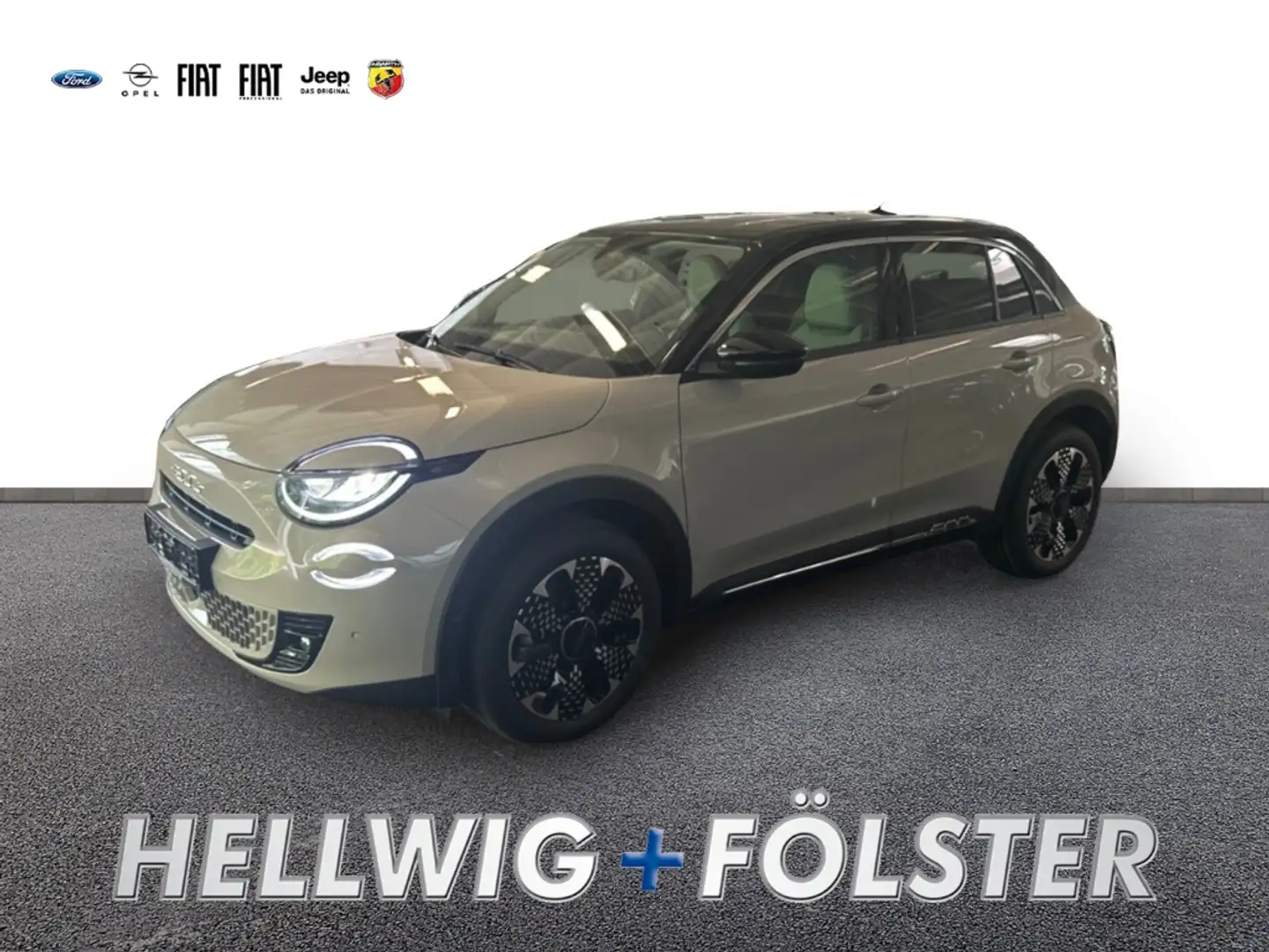 Fiat 600 La Prima Leder Massagesitz RFK SHZ LED Apple Car P Beige - 1