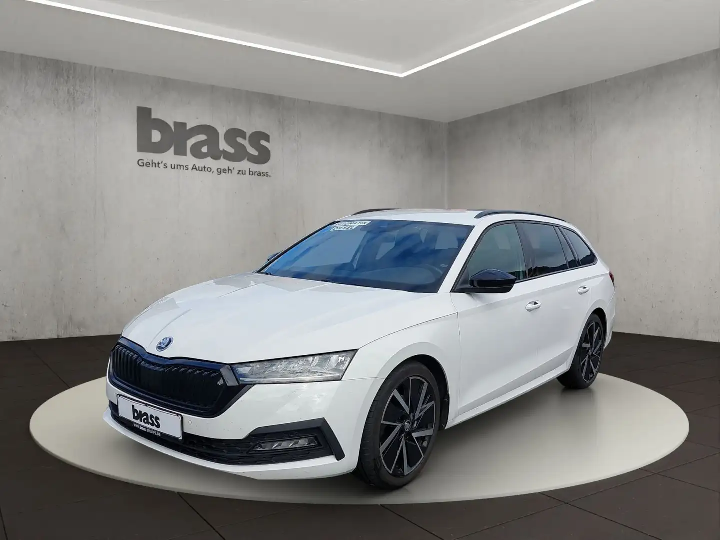 Skoda Octavia Combi 2.0 TDI DPF First Edition Weiß - 1