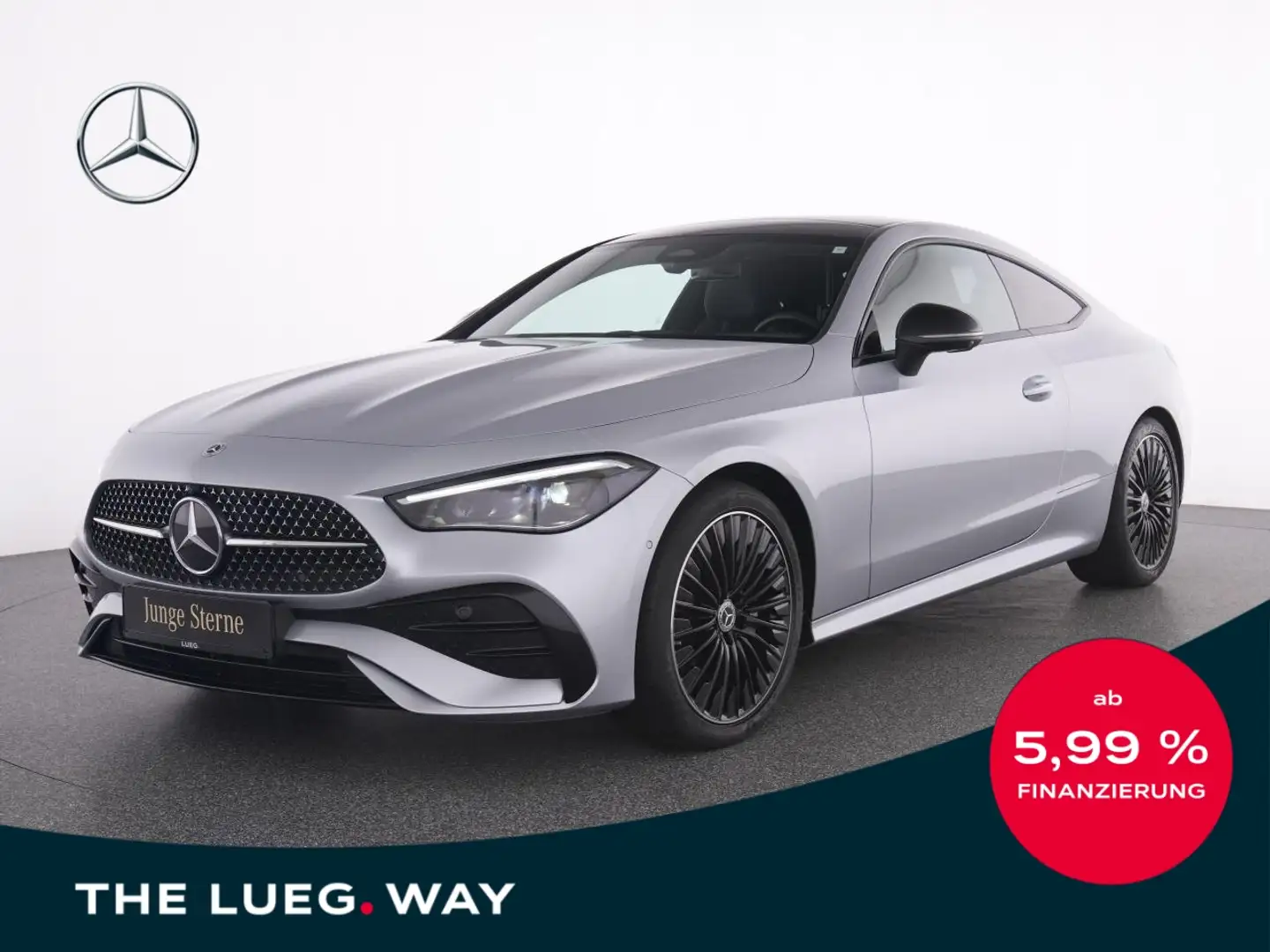 Mercedes-Benz CLE 220 d Coupé AMG+NavPrm+Pano+Burm+LED+Mem+360 Silber - 1