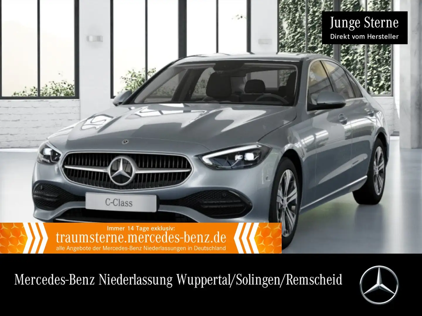 Mercedes-Benz C 200 AVANTG+LED+KAMERA+TOTW+KEYLESS+9G Silber - 1