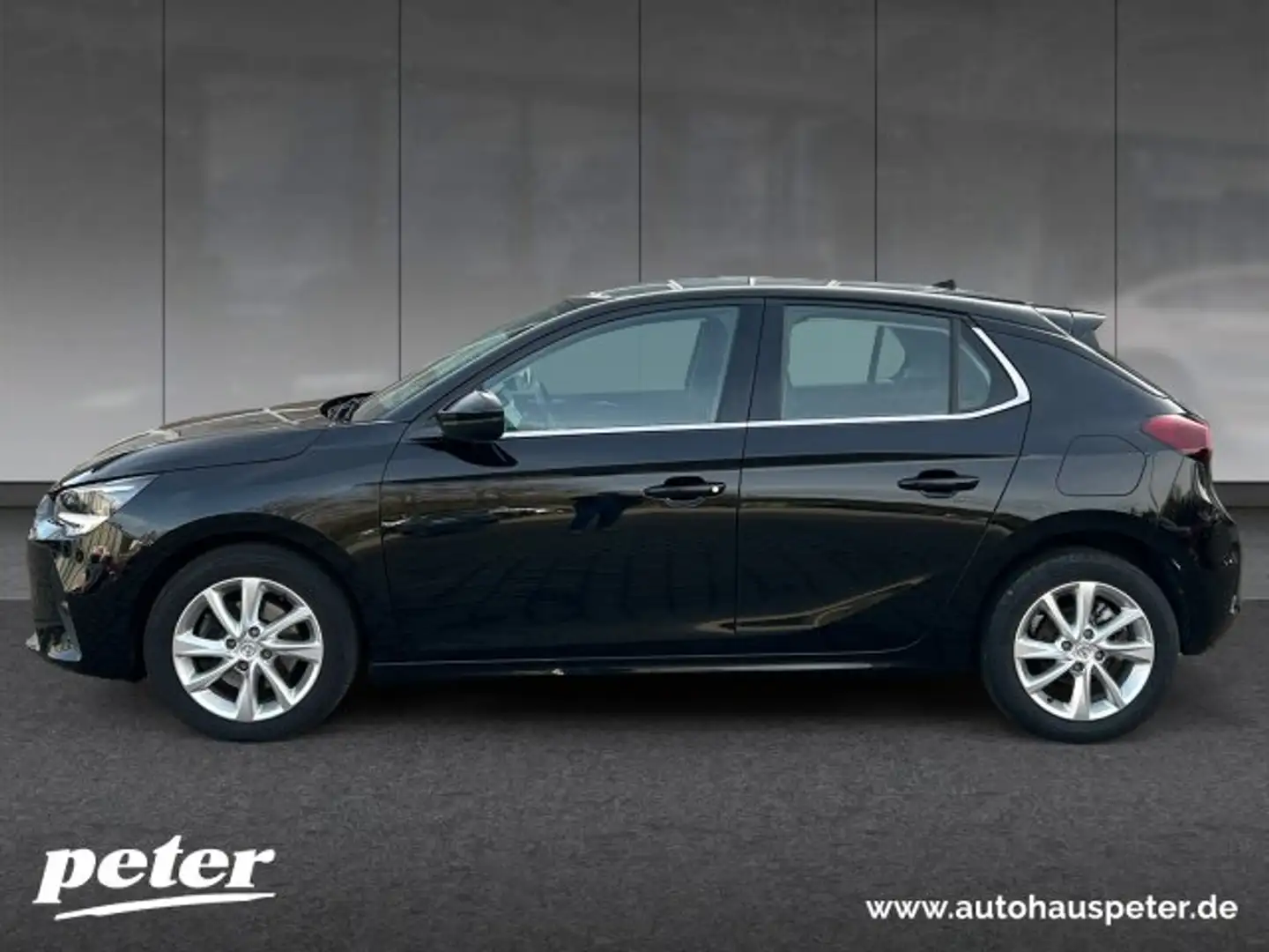 Opel Corsa Corsa F 1.2 Turbo Elegance Klimaautomatik Sitzheizung 100PS Zwart - 2