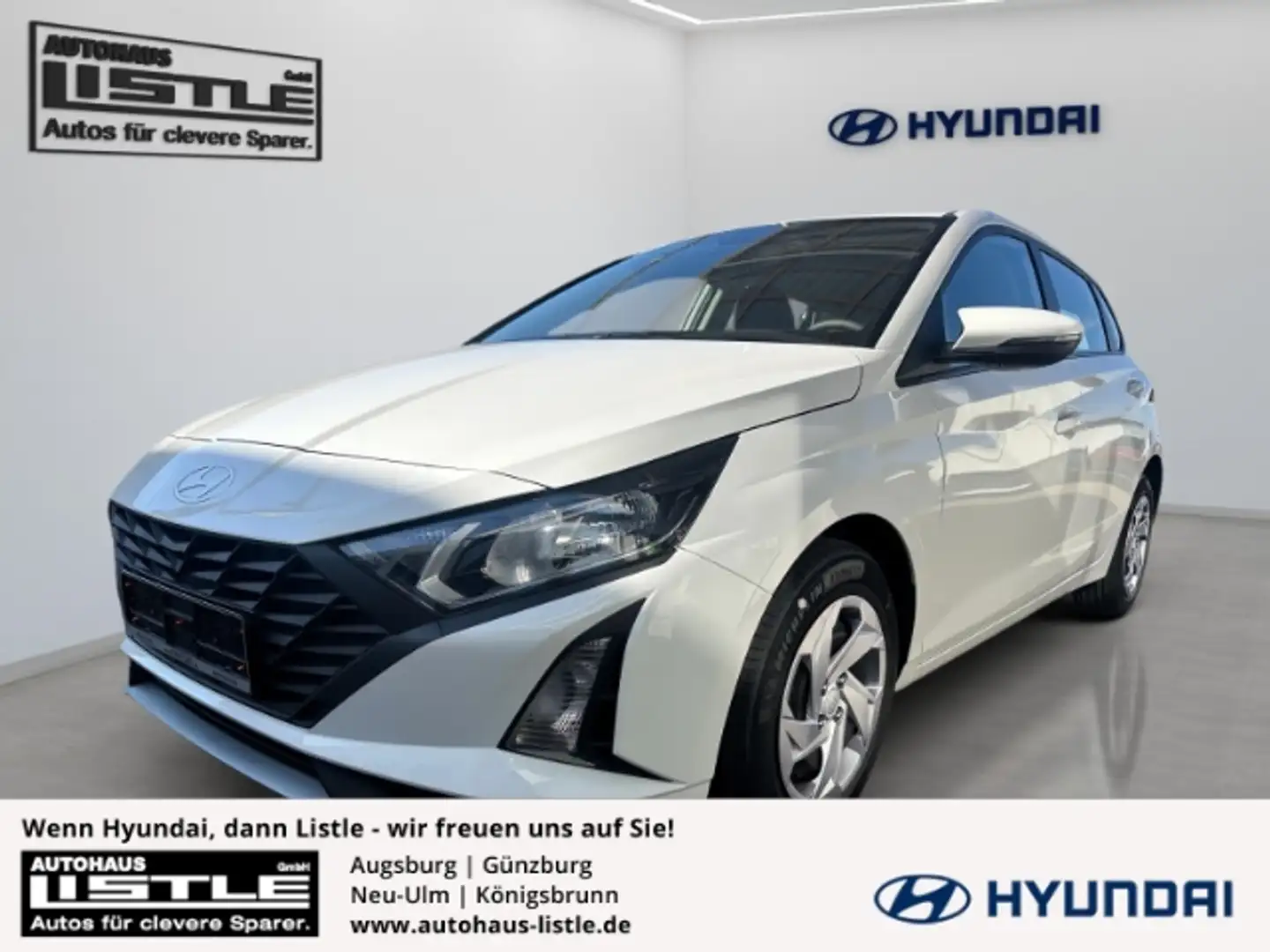 Hyundai i20 FL (MY25) 1.2 Select Navi Kamera Einparkhilfe Klim Blanc - 1