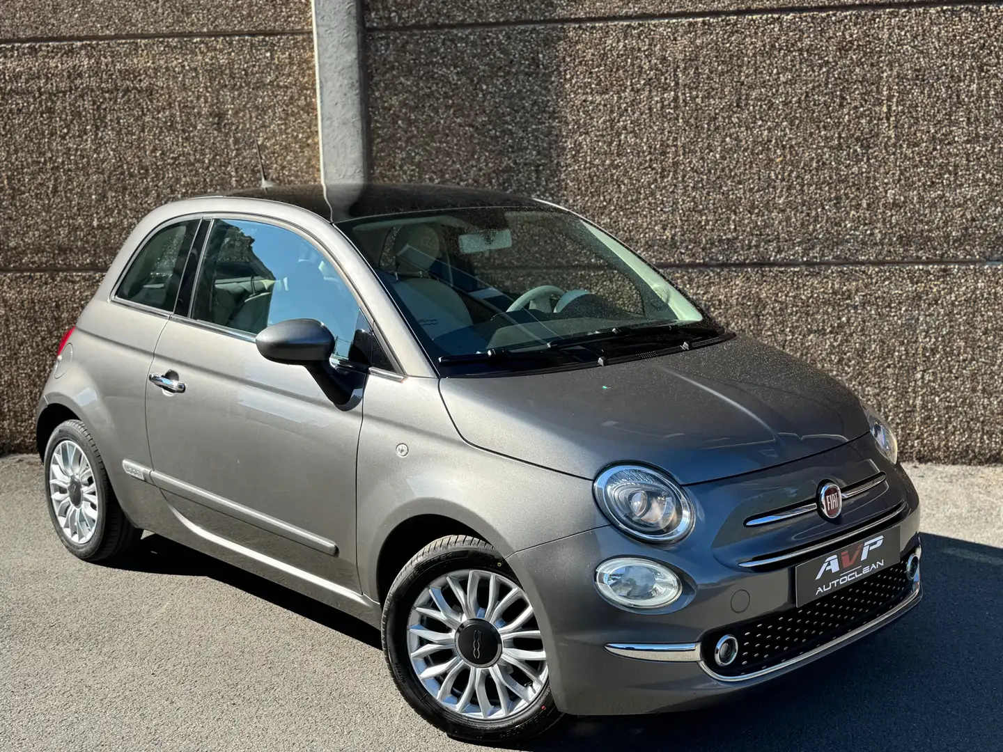Fiat 500 500 1.2i /Gps/Airco/Garantie 12mois Gris - 1