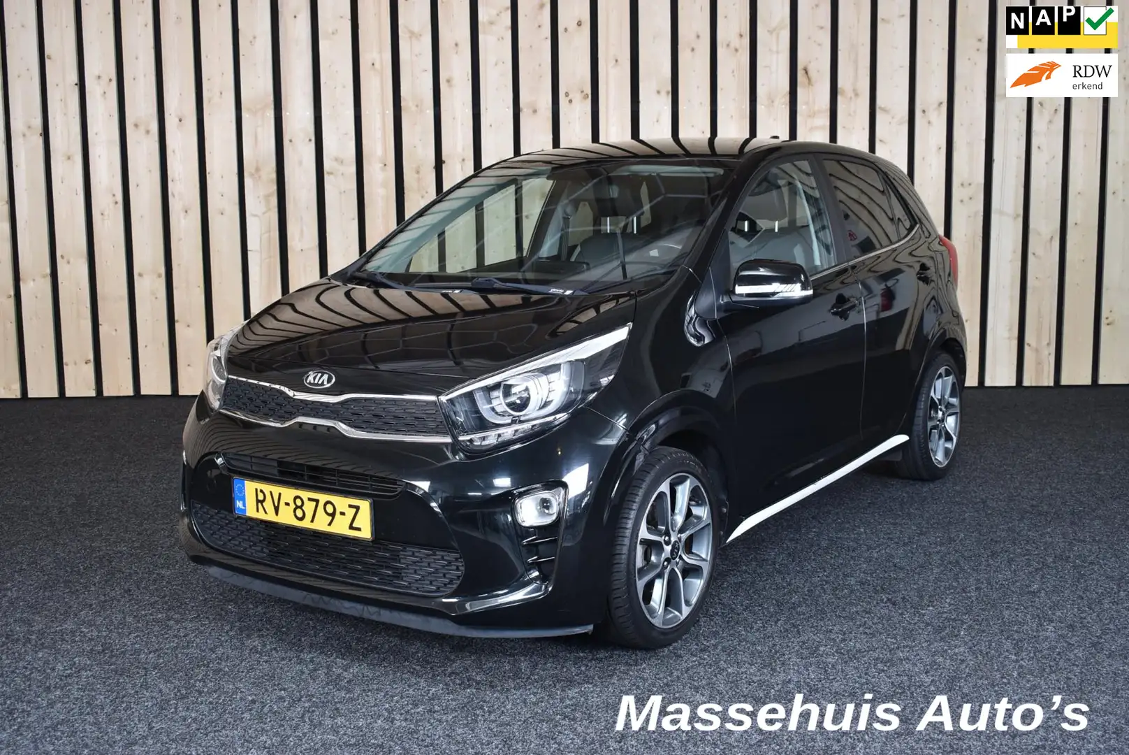 Kia Picanto 1.0 CVVT Design Edition Navi Camera LED Clima Crui Black - 1