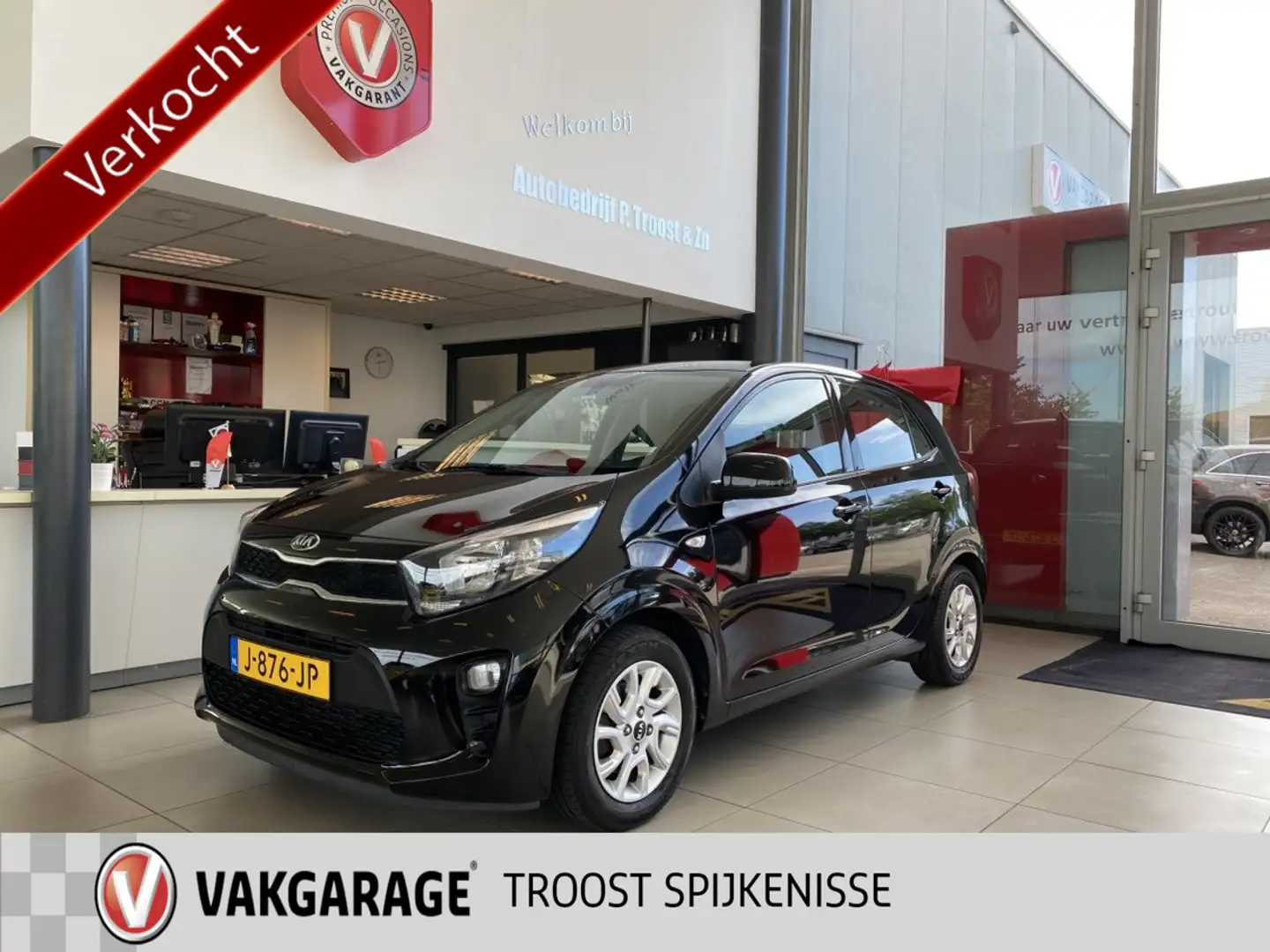 Kia Picanto 1.0 MPi DynamicPlusLine,Navigatie,Achteruitrijcame Schwarz - 1