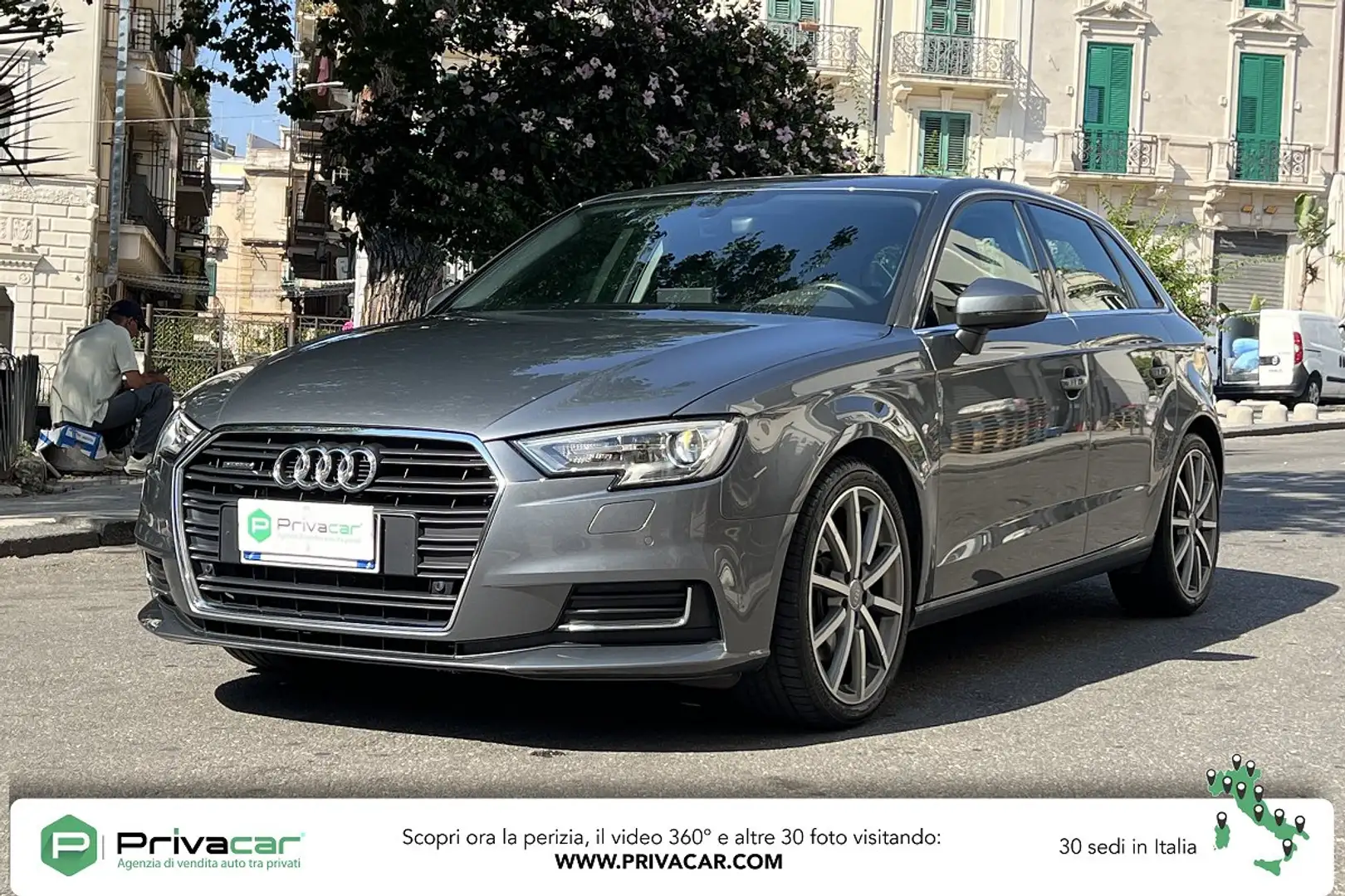 Audi A3 A3 SPB 40 TDI quattro S tronic Sport Argent - 1