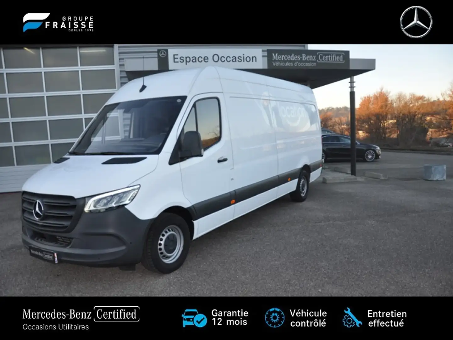 Mercedes-Benz Sprinter 314 CDI 43 Long 3T5 Pro Propulsion Lourd 7G-Tronic Blanc - 1
