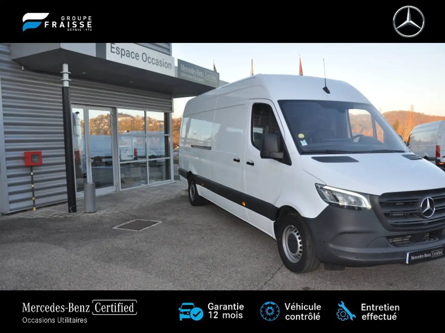 Mercedes-Benz Sprinter 314 CDI 43 Long 3T5 Pro Propulsion Lourd 7G-Tronic Blanc - 2