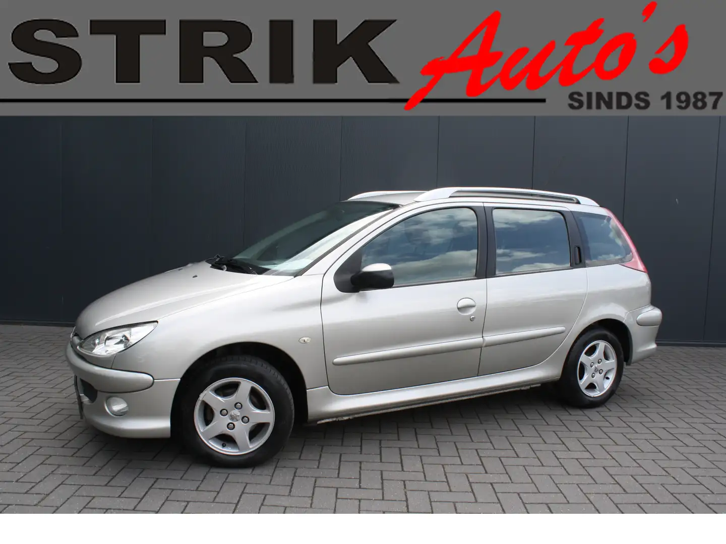 Peugeot 206 SW 1.4 Air-line 3 - AIRCO - 2e EIGENAAR - APK 8-26 Grijs - 1
