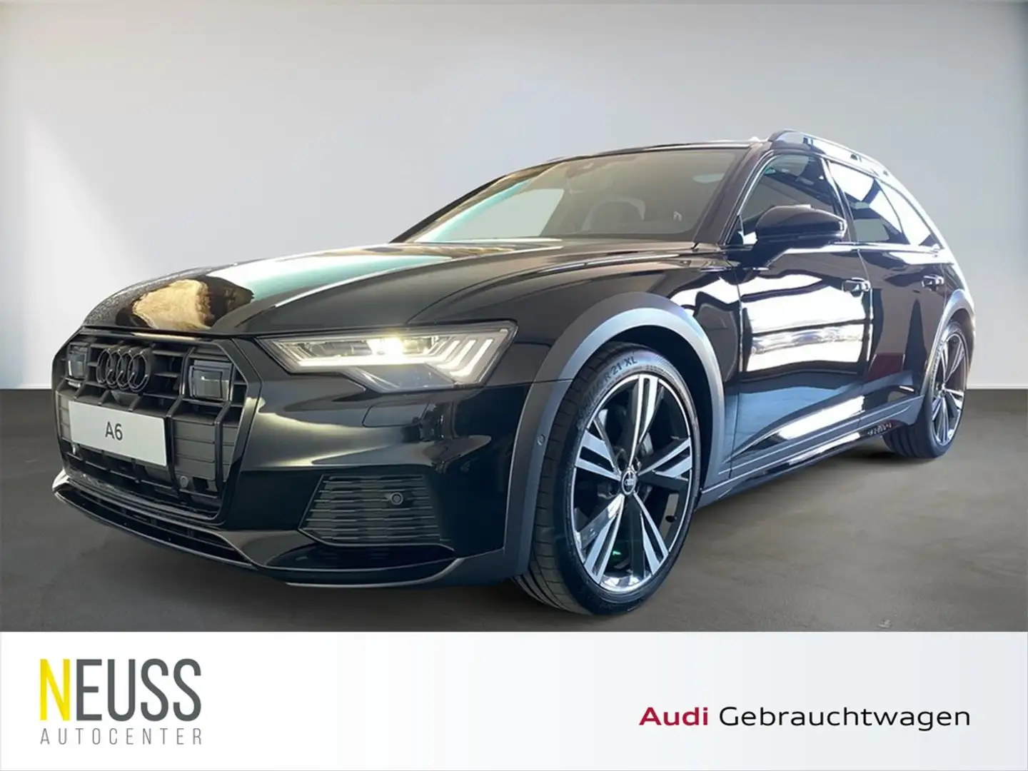 Audi A6 allroad quattro 55 TDI PANO+HUD+AHK+360°+STHZG Чорний - 1