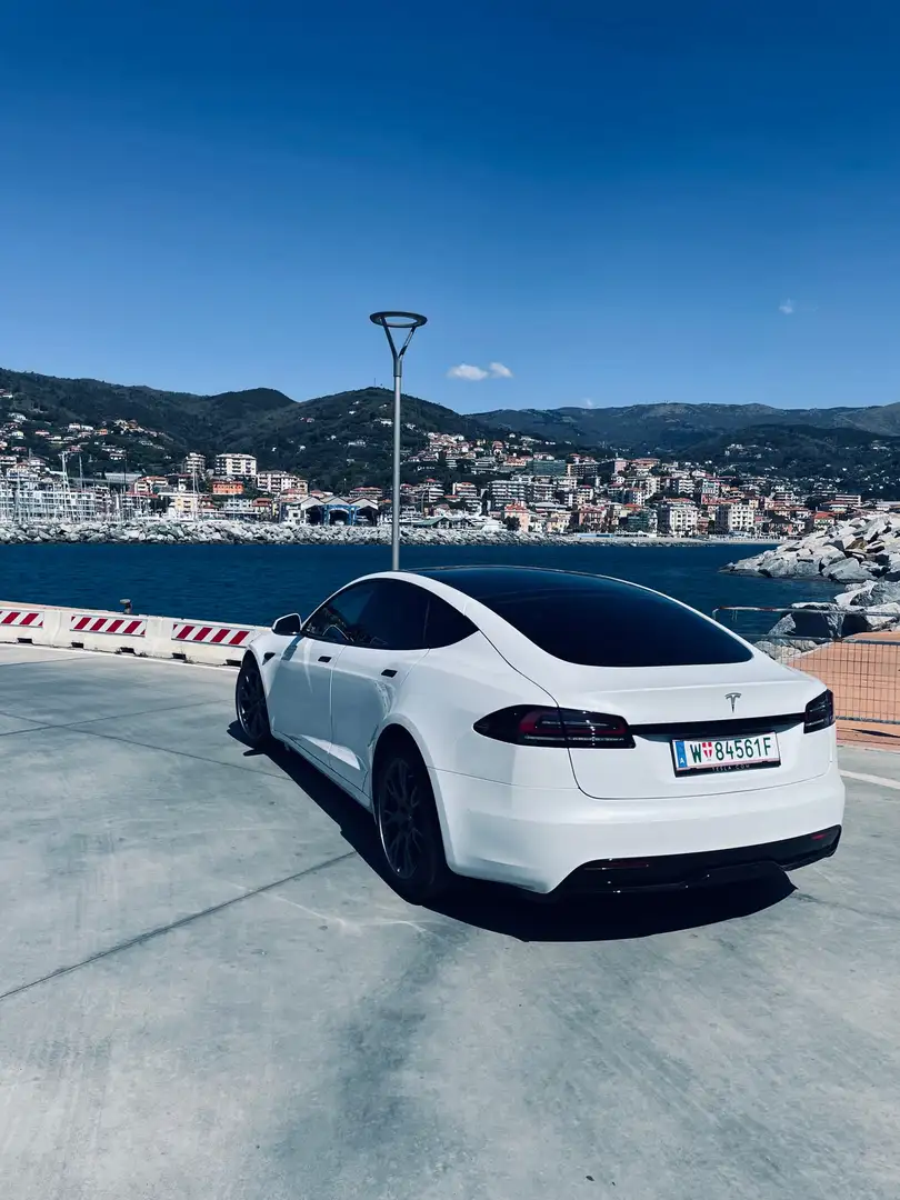 Tesla Model S Long Range Blanc - 1
