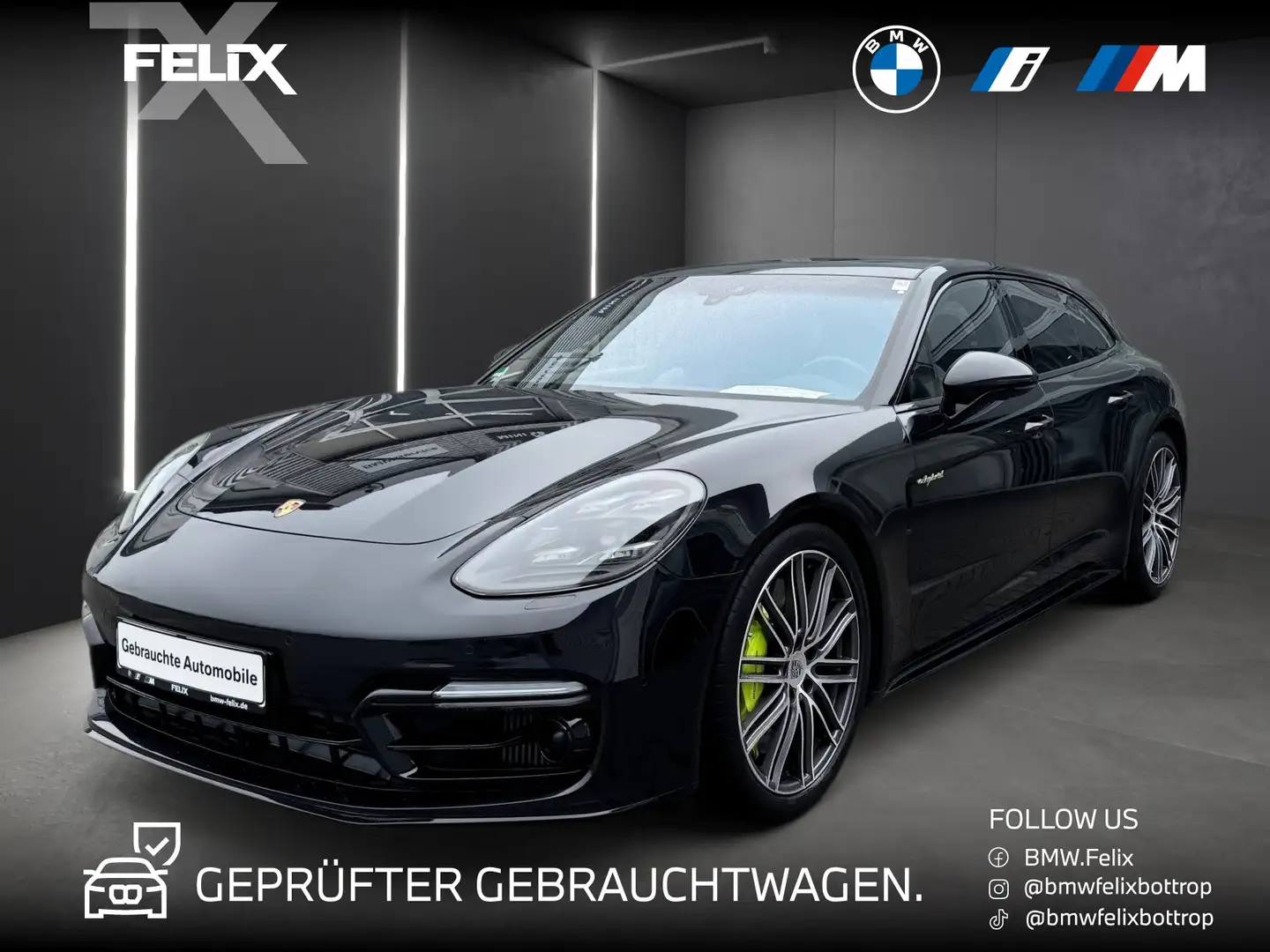 Porsche Panamera S E-Hybrid Sport Turismo+APPROVED 02/2026+CARBON+P Nero - 1